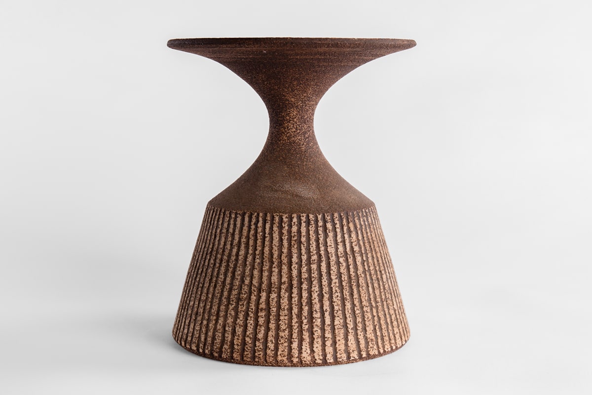 Waistel Cooper, Mallet form vase , 1960s-1970s