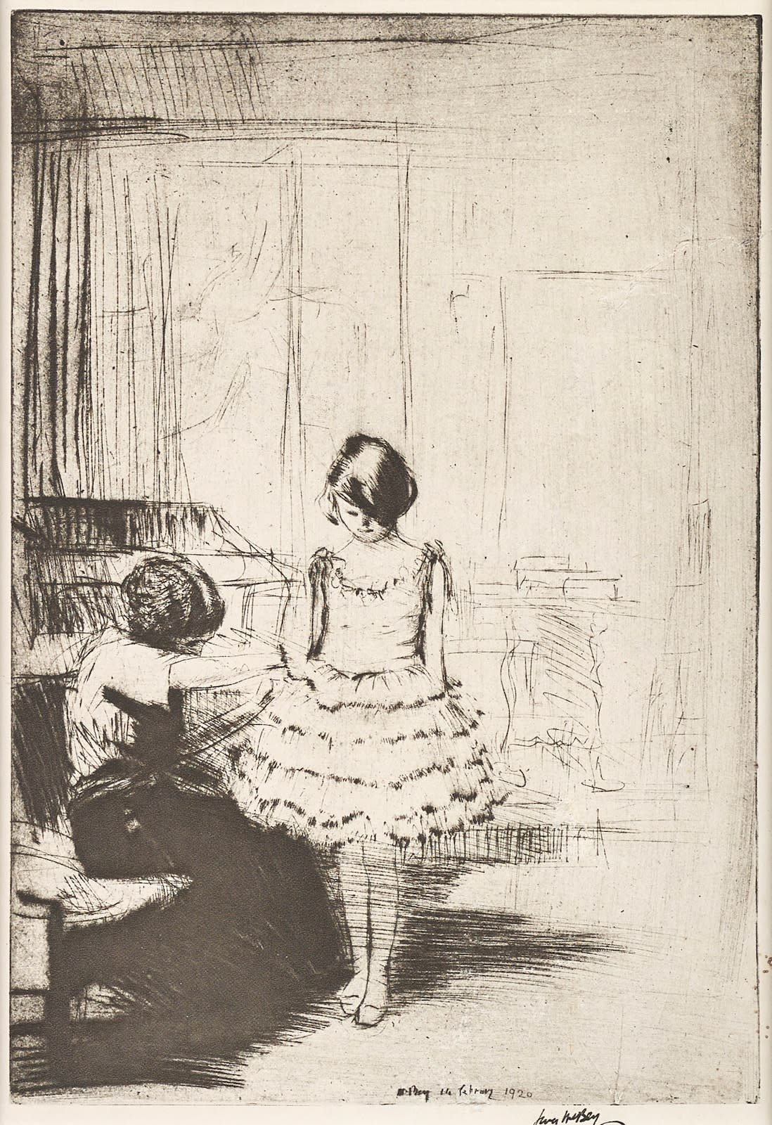 James McBey, Margot as Lopokova, 1920