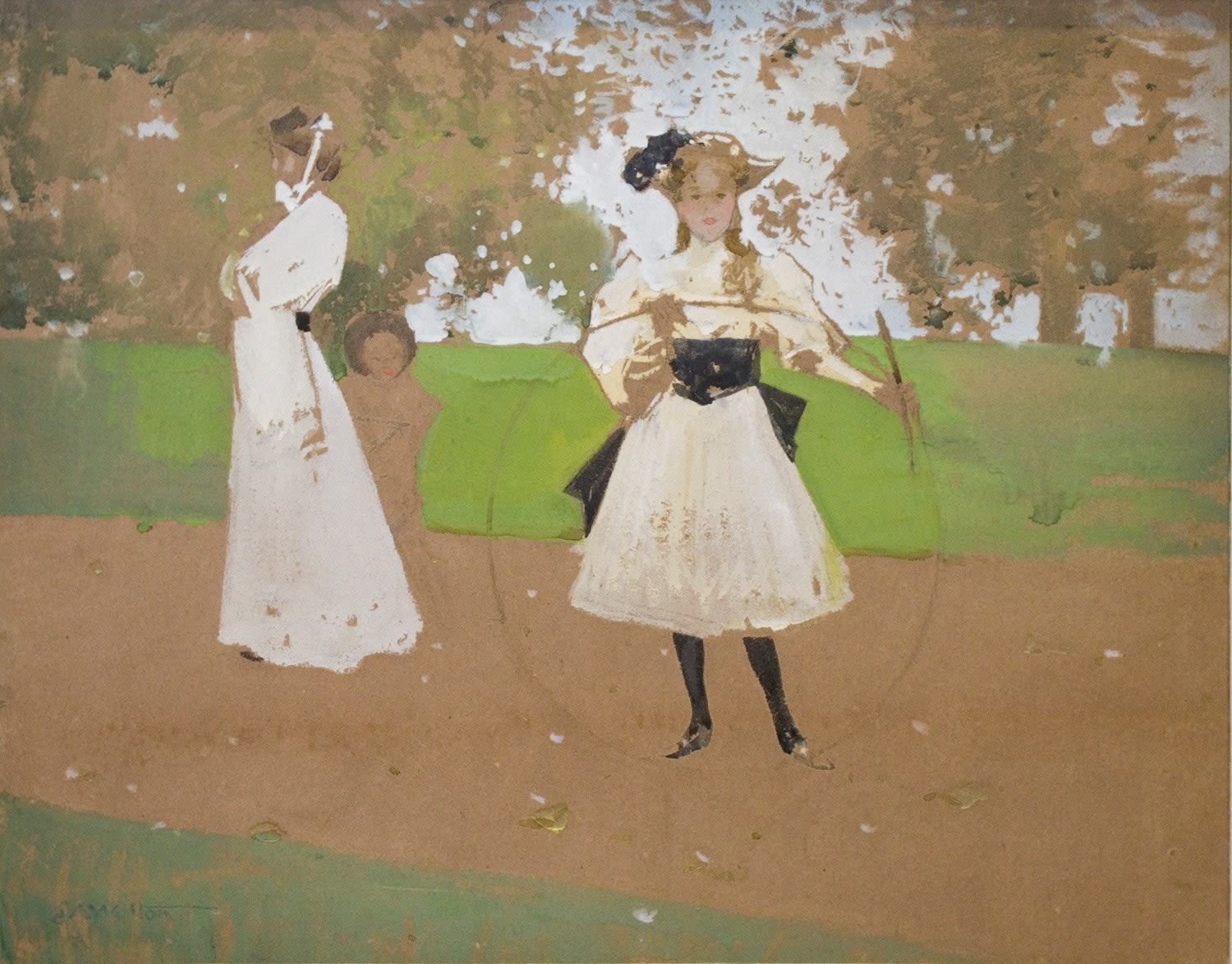 Edward Arthur Walton RSA PRSW, Kensington Gardens, 1893