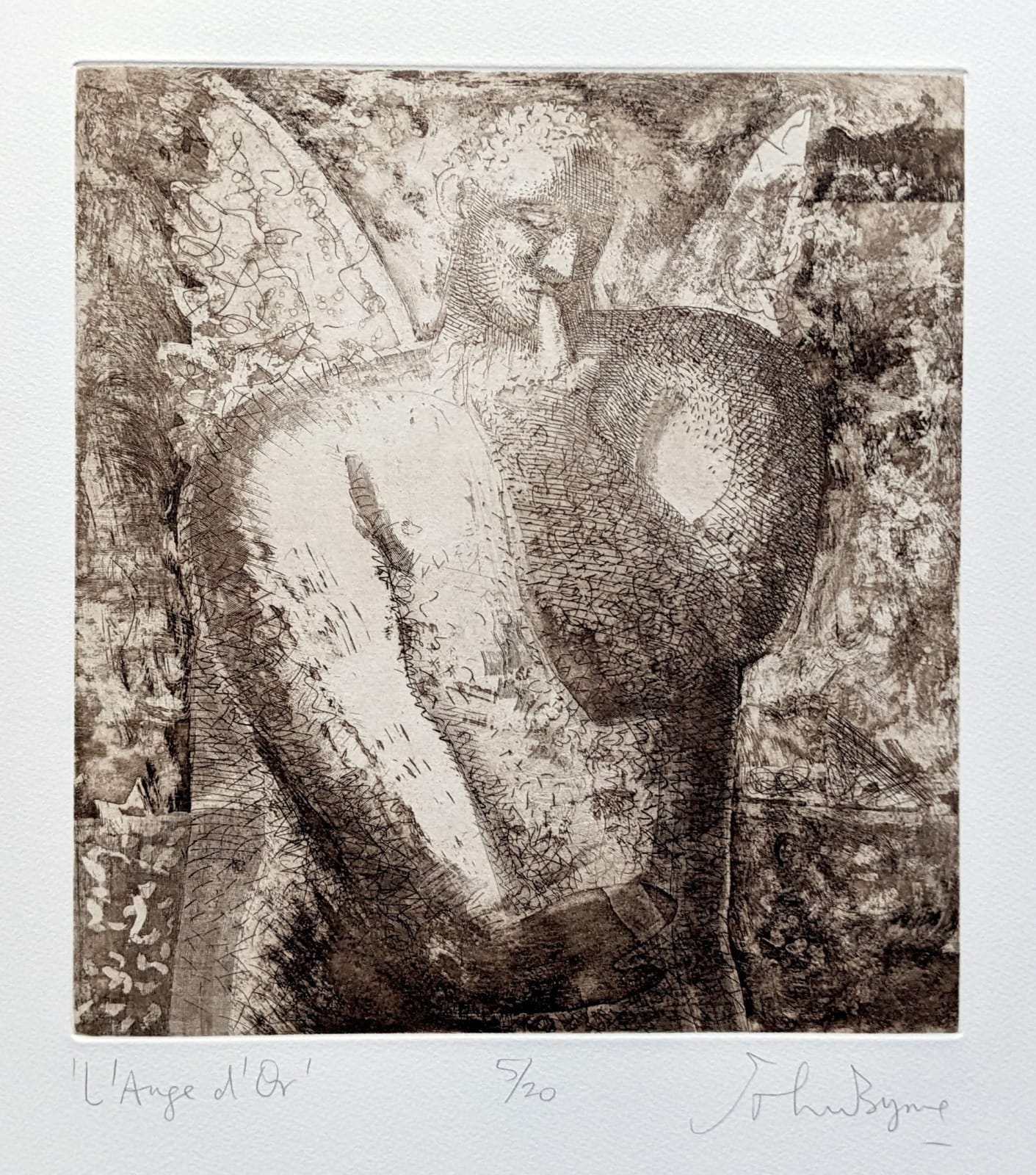 John Byrne RSA, L'Ange d'Or, 2012