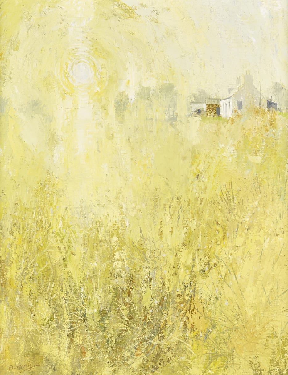 Ian Fleming RSA RSW, Sunburst - Yellow Theme, 1972
