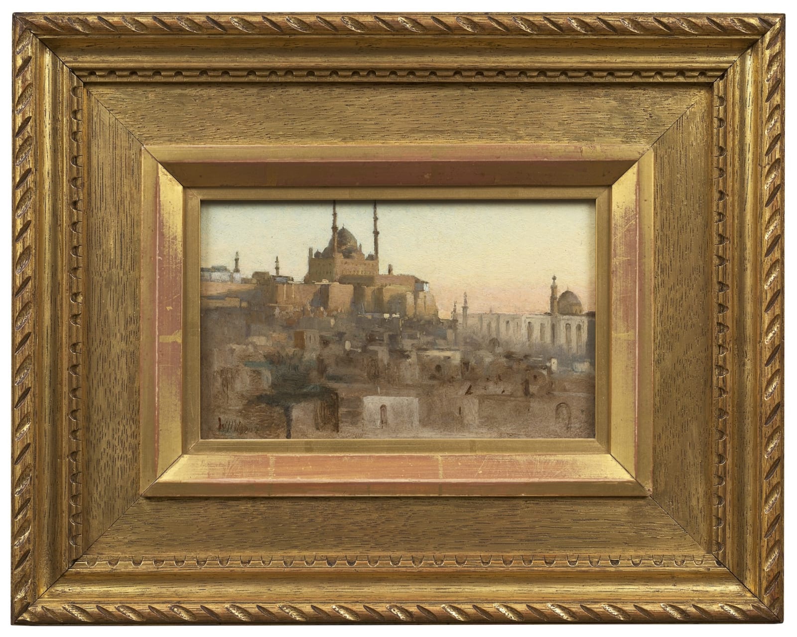 William Heath Wilson, A view of Cairo looking towards the Citadel Mosque of Mohammed Ali
