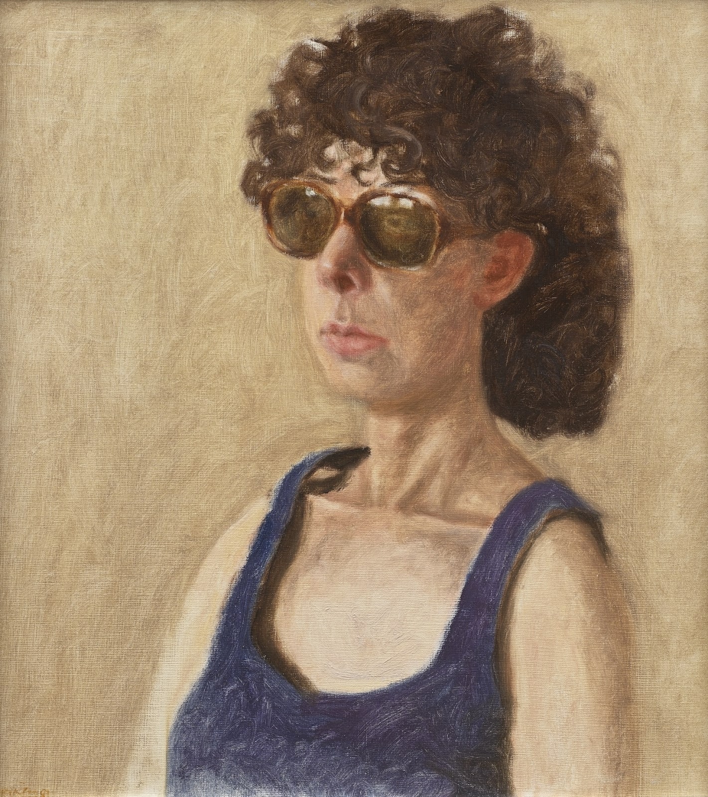 Avigdor Arikha, Anne with sunglasses, 1981