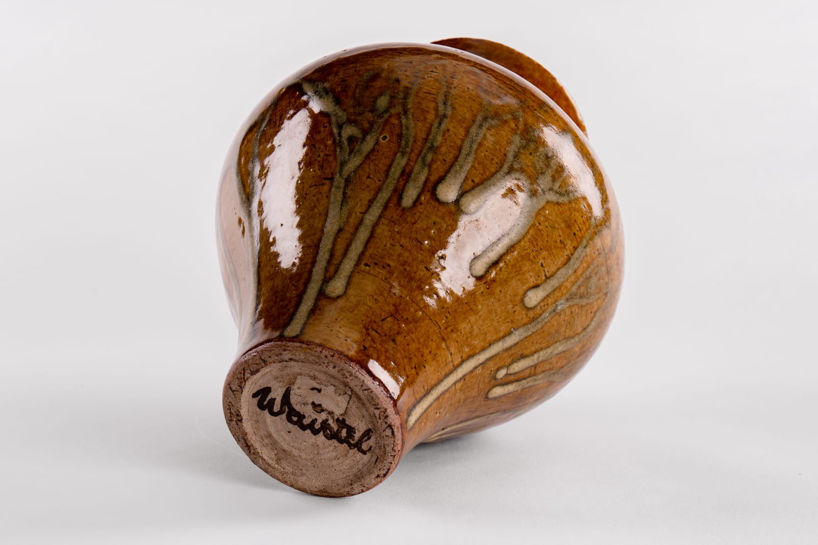 Waistel Cooper, Dripware baluster vase, 1960s