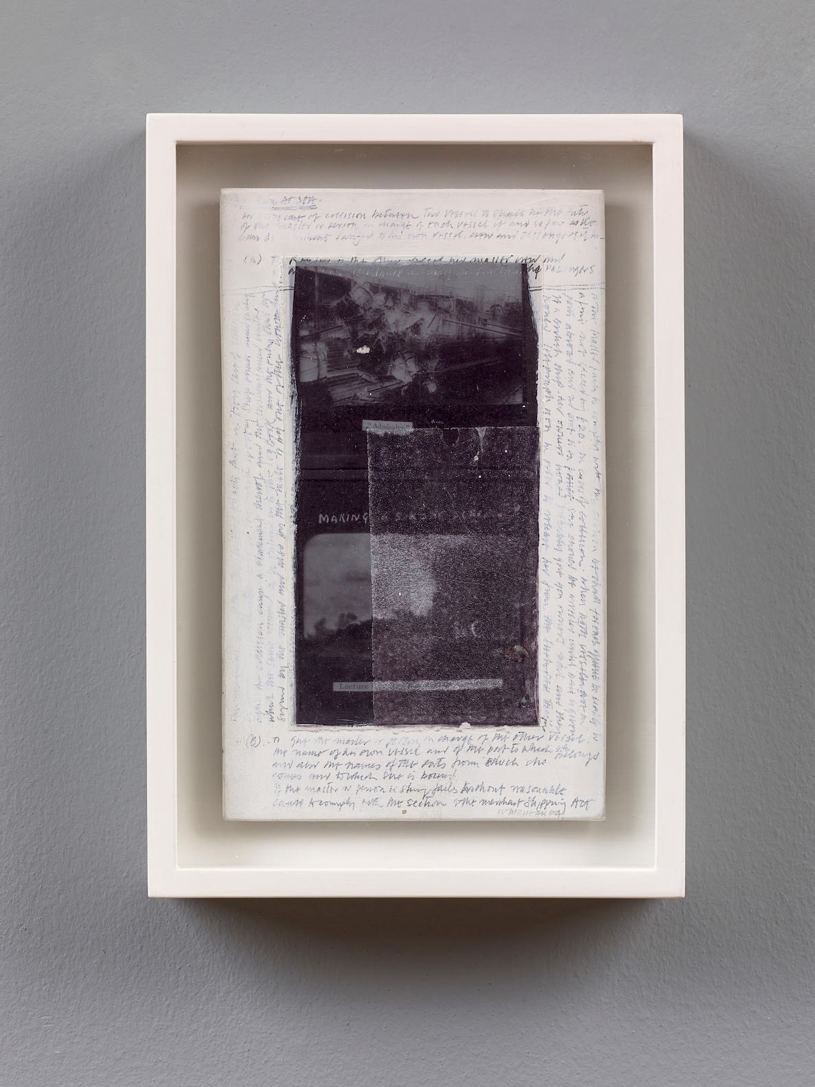Will Maclean RSA, Pages from a Logbook: Smoke Screen Notes, 2004