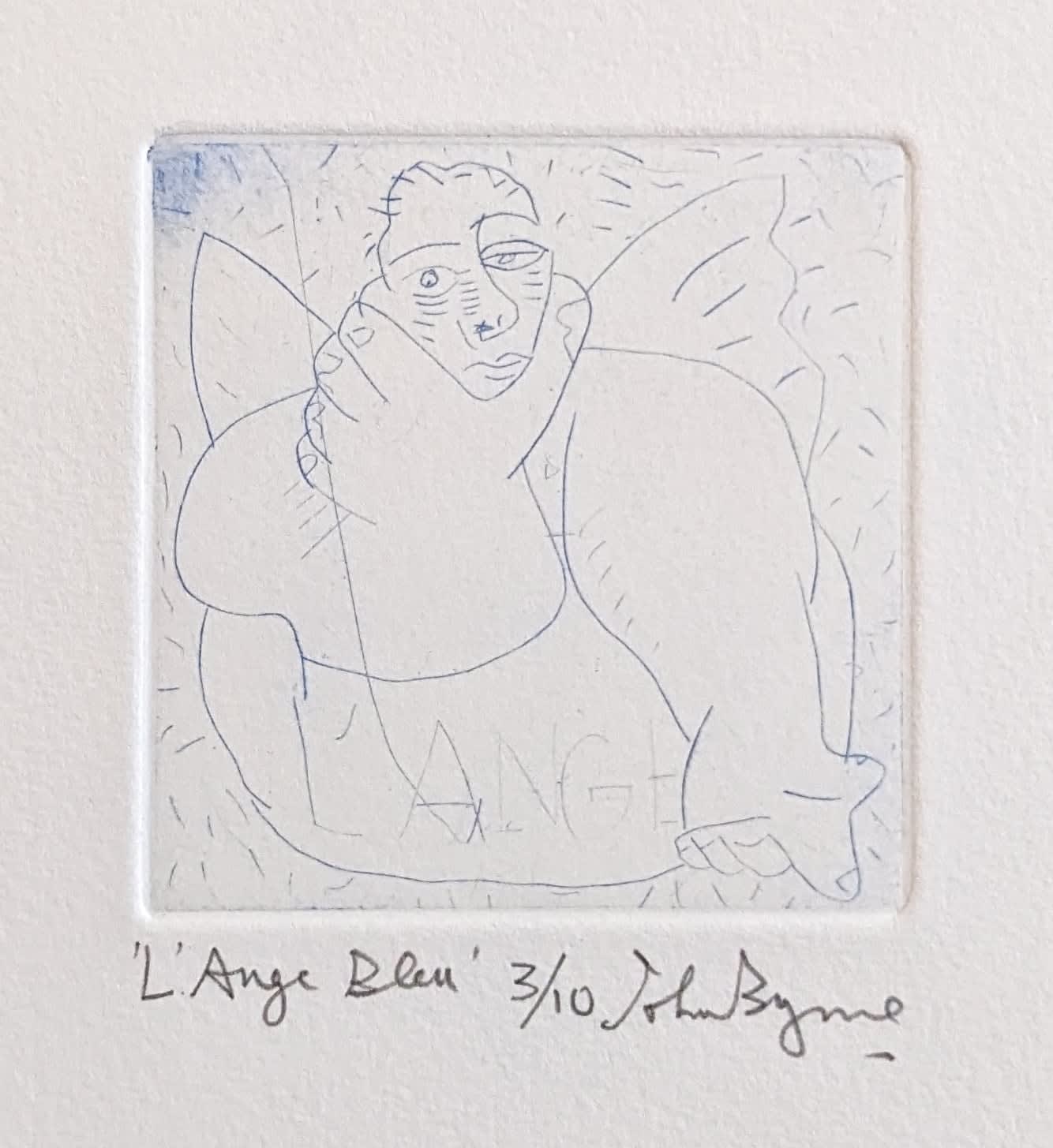 John Byrne RSA, L'Ange Bleu, 2012