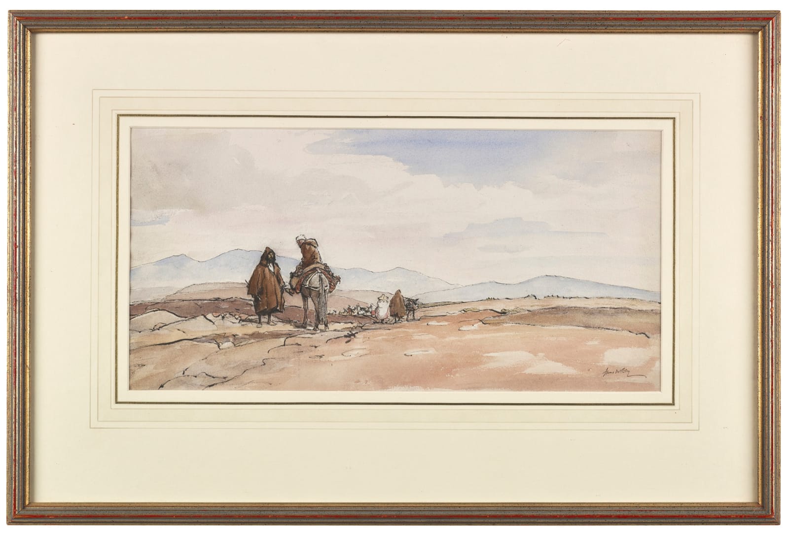 James McBey, Approaching Tetuan, c.1950