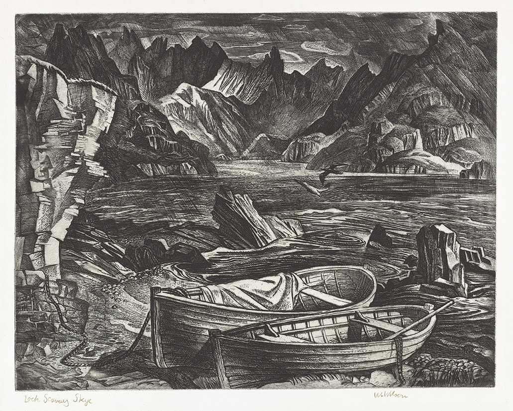 William Wilson RSA RSW, Loch Scavaig, Skye, 1935