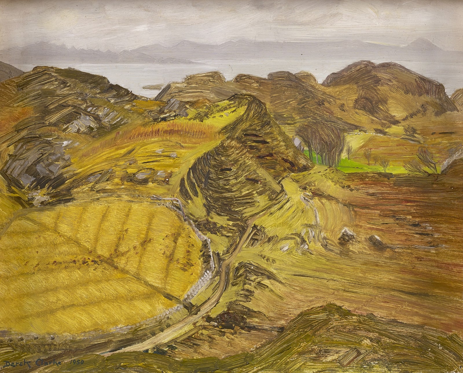 Derek Clarke ARSA, Rhue Farm, Arisaig, 1950
