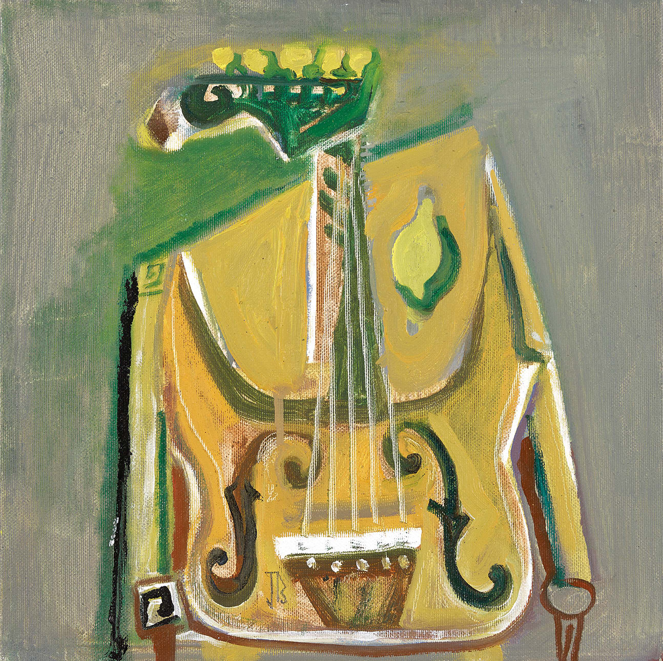John Byrne RSA, Guitar and Lime, 2020