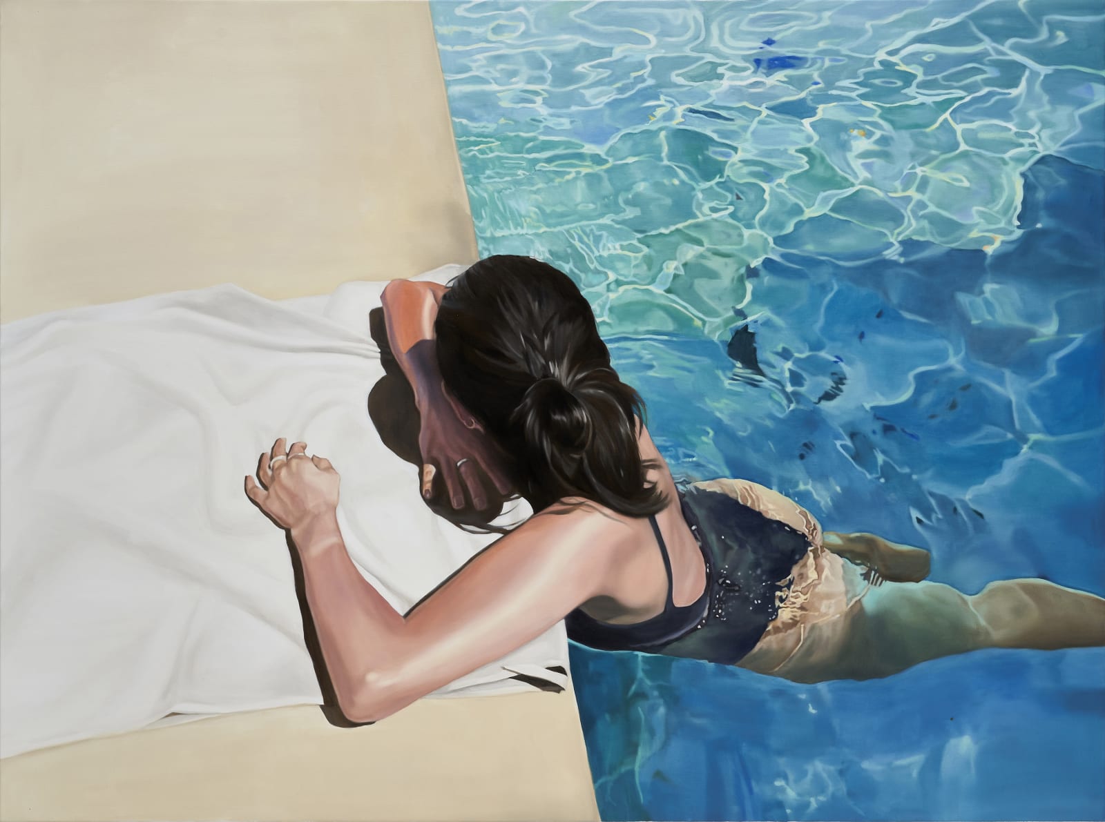 Goyona Jung, On the Diagonal Line of Time, 2024