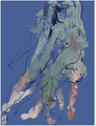 Judith Brenner, Betty in 3 Poses, 2024