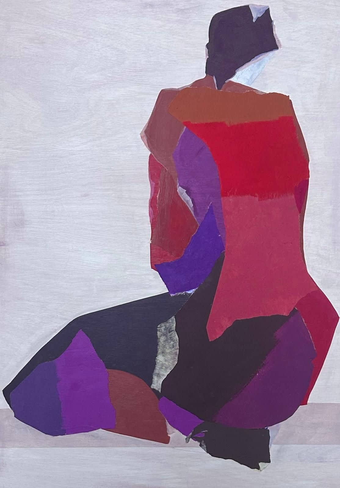 Annabel Hill Loureiro, Purple Back, 2024