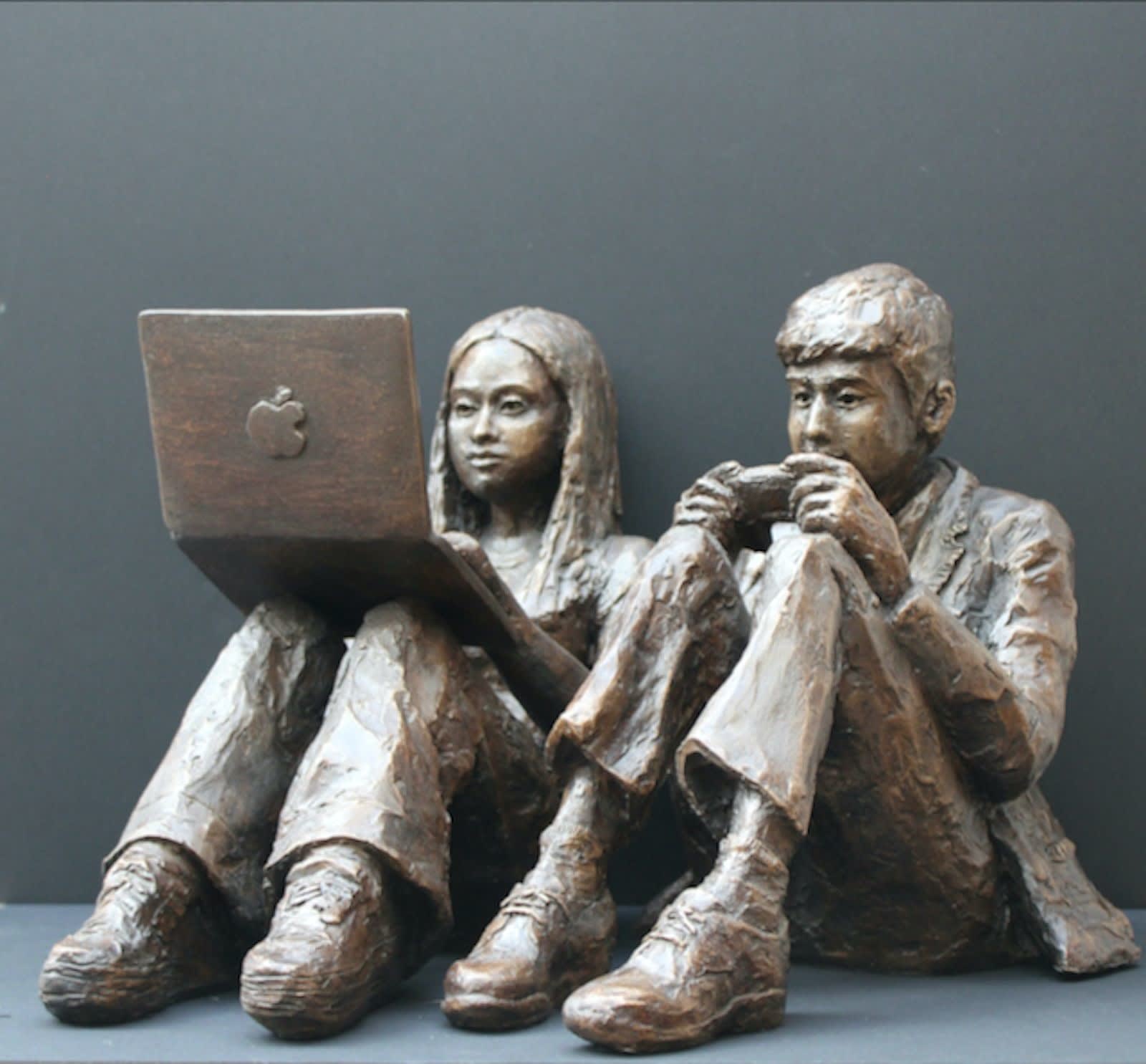 Gillian Brett, 'Life online' front view, 2025