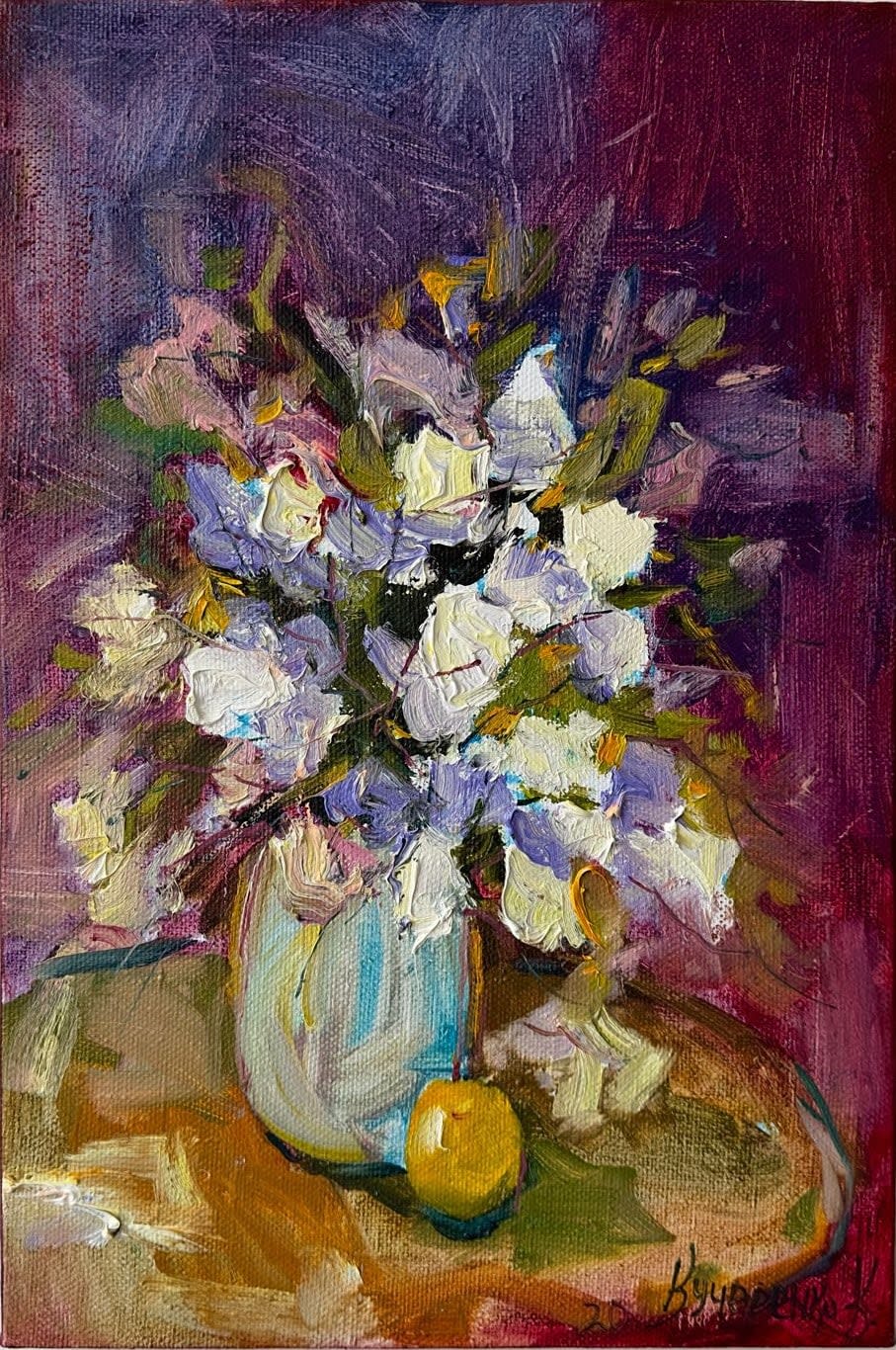 Karina Kucherenko, Lilac Irises, 2020