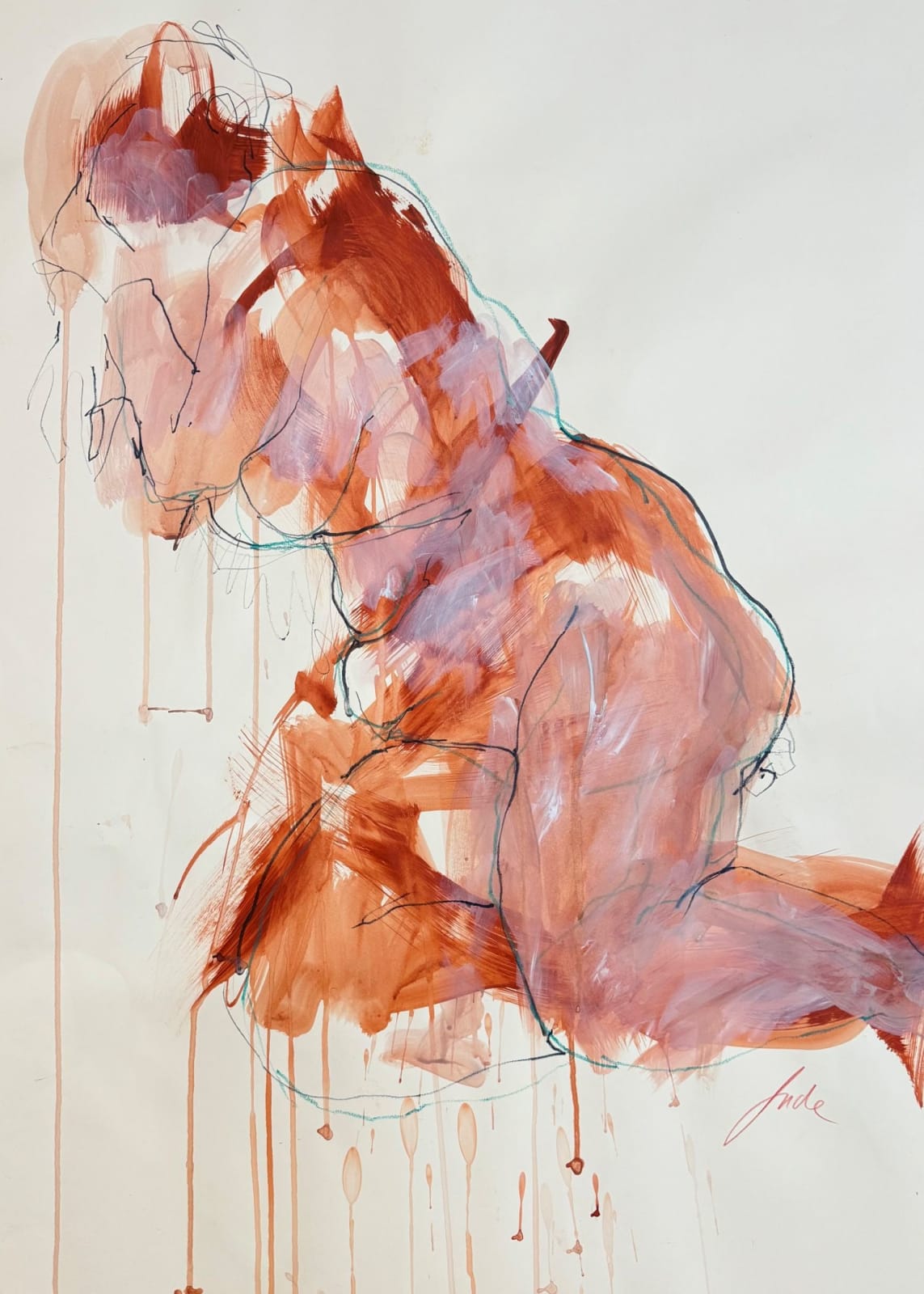 Judith Brenner, Solfrid Reclining , 2025