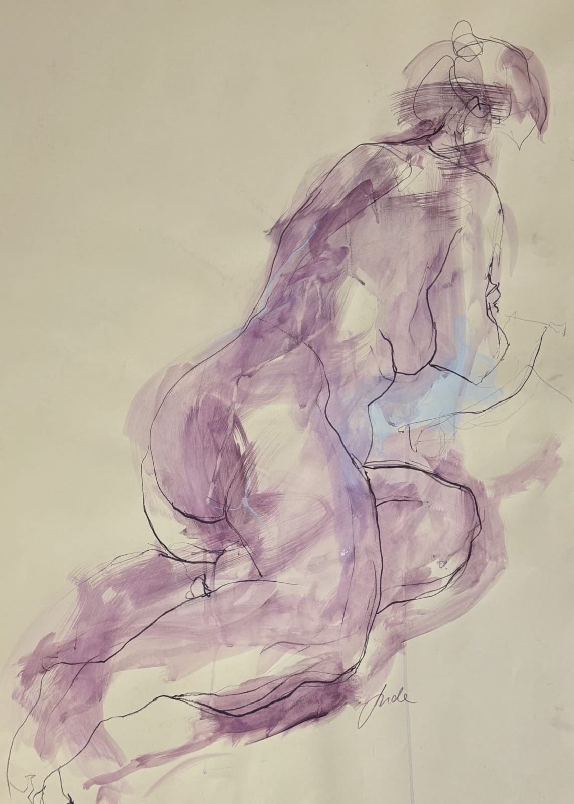 Judith Brenner, Solfrid Reclining 2, 2025