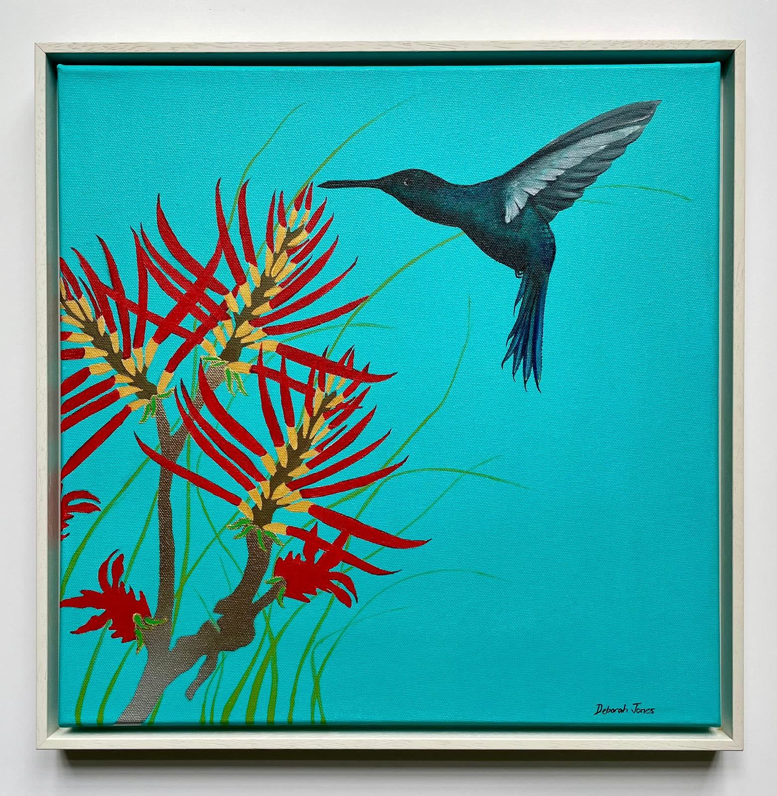 Deborah Jones, Light Blue Hummingbird, 2023