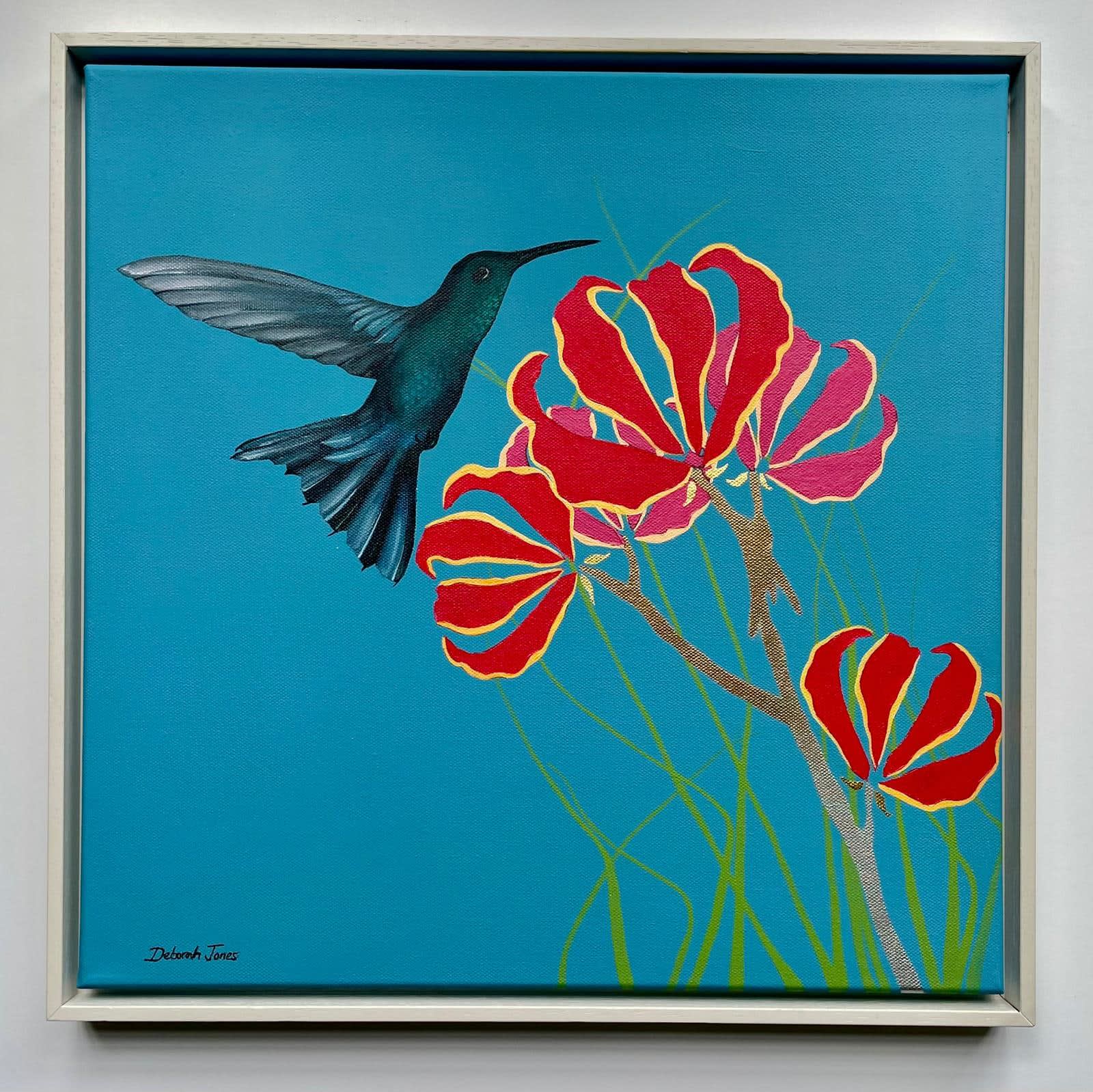Deborah Jones, Blue Hummingbird, 2023