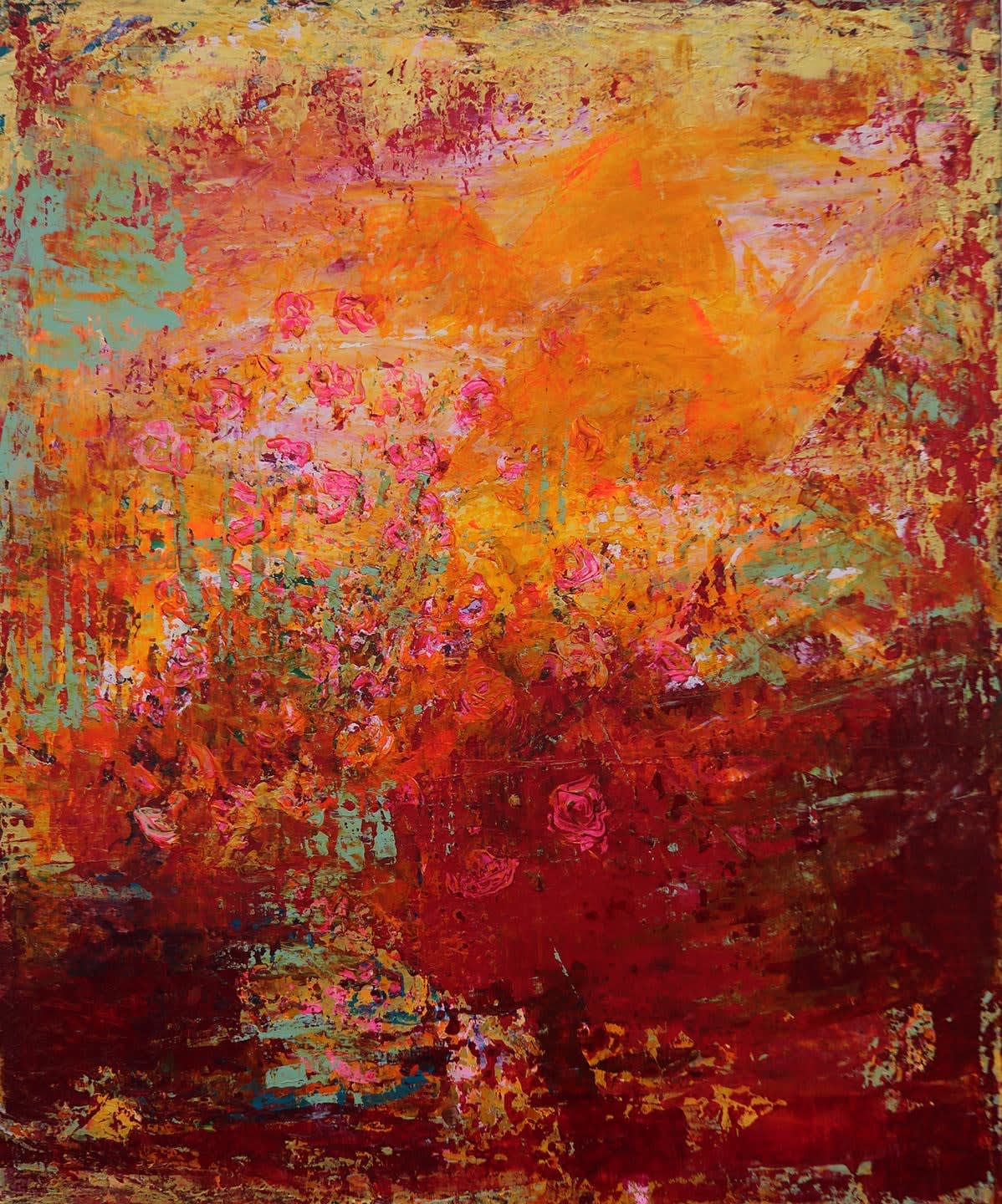 David Cottingham, Towards Evening, the Rose Garden. Secret Garden, 2025