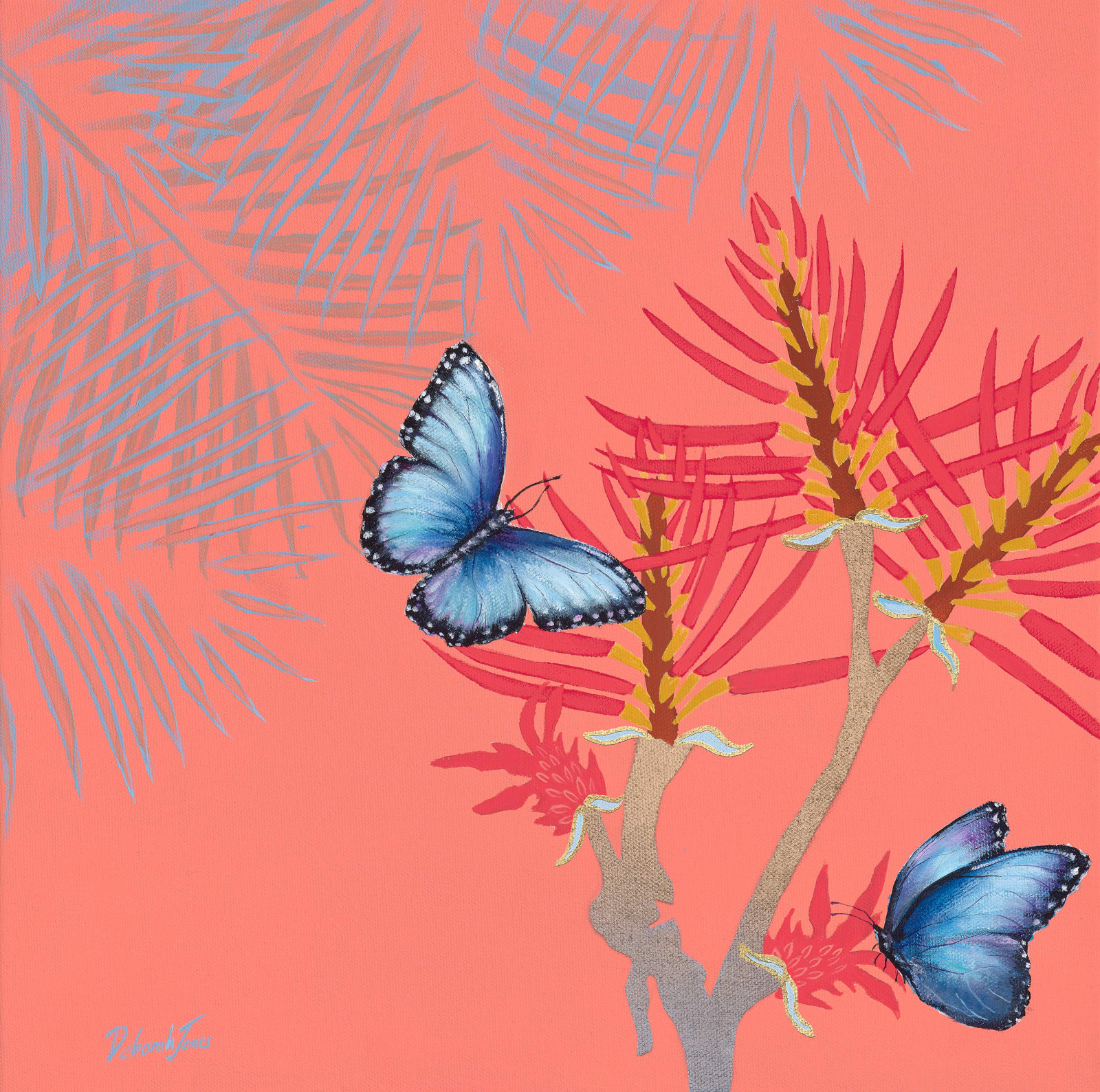 Deborah Jones, Butterfly on Terracota