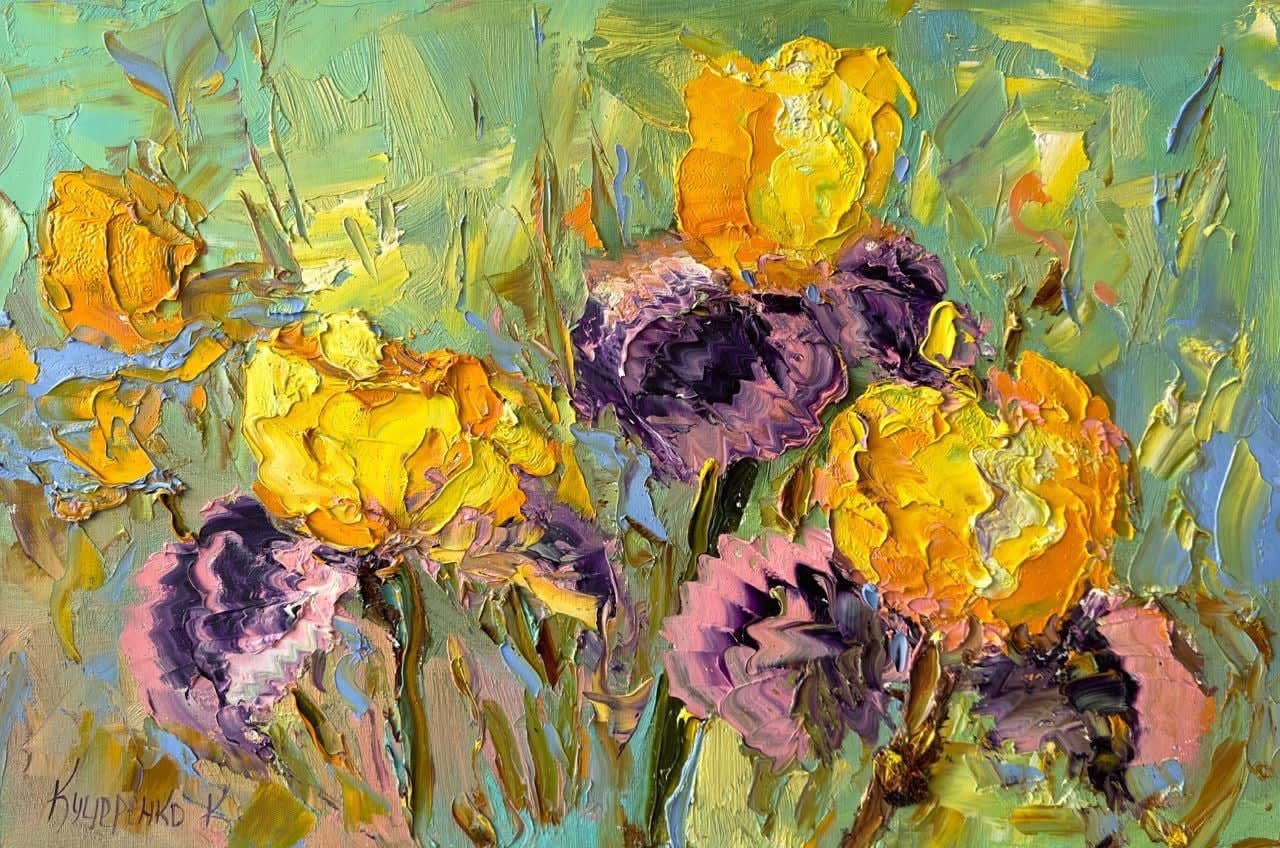 Karina Kucherenko, Irises, 2020