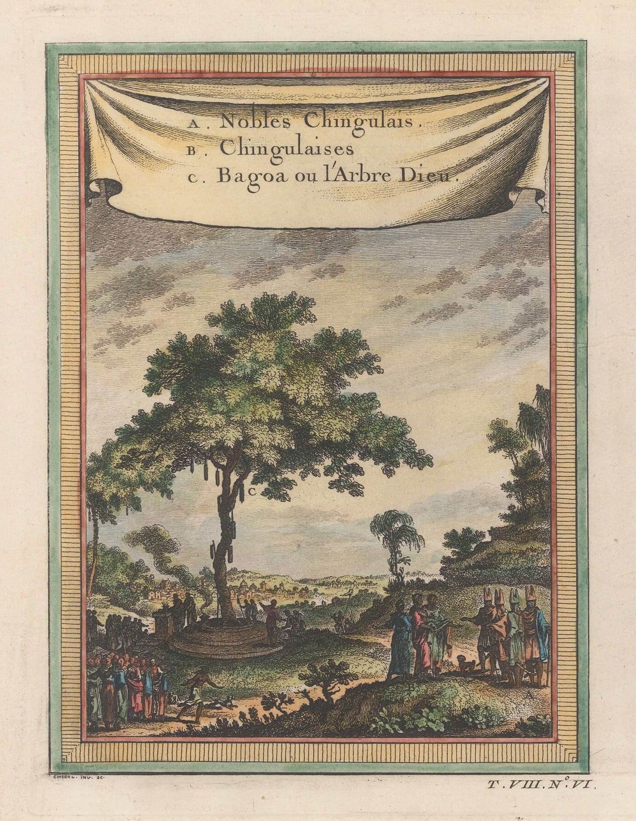 Nicholas Bellin, Sri Lanka - Bodhi Sacred Fig Tree, 1750