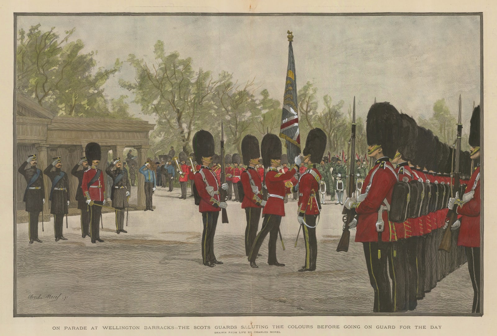 The Graphic Magazine, British Army - Guards, Scots Guards, 1892