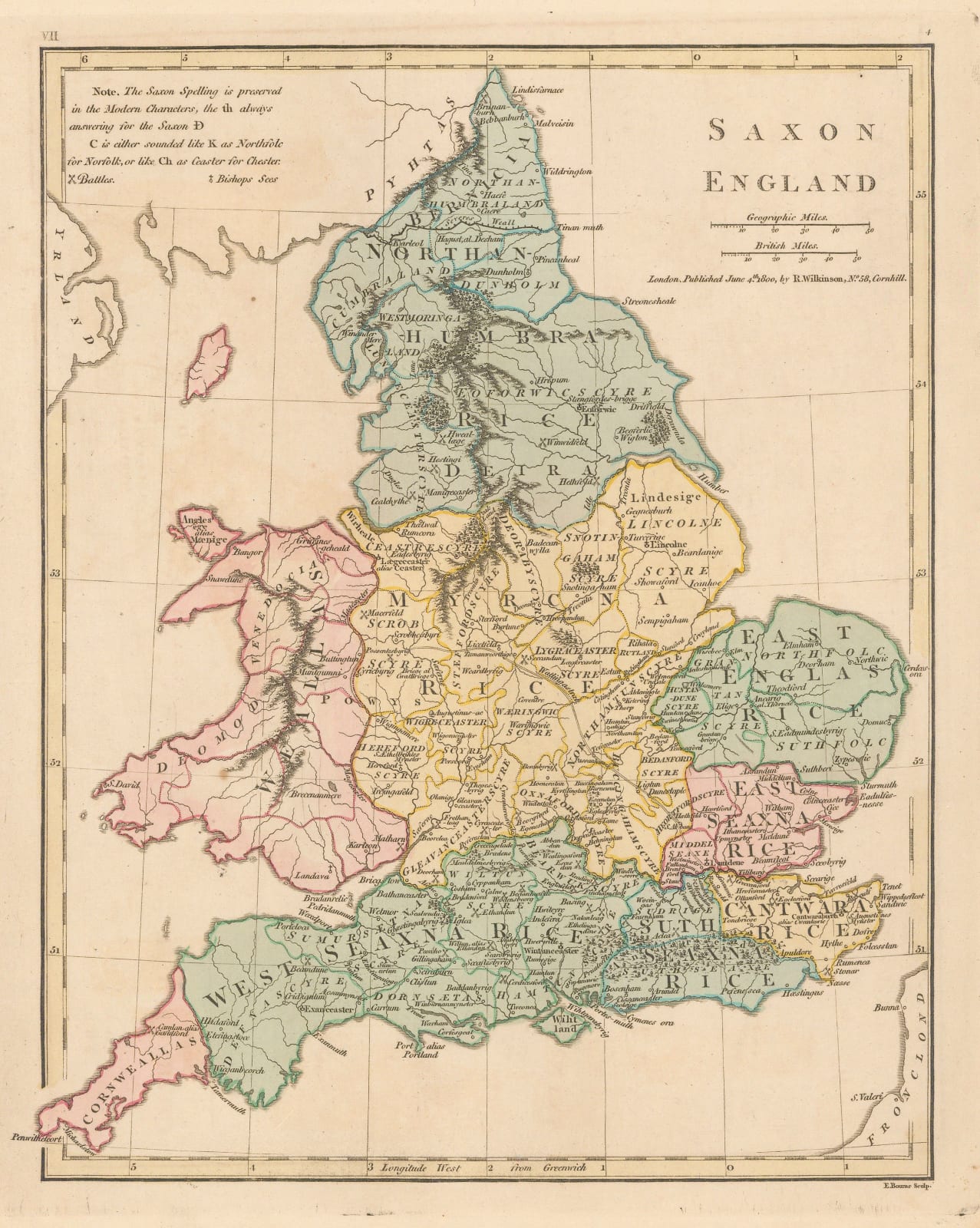 Robert Wilkinson, Saxon England, 1800