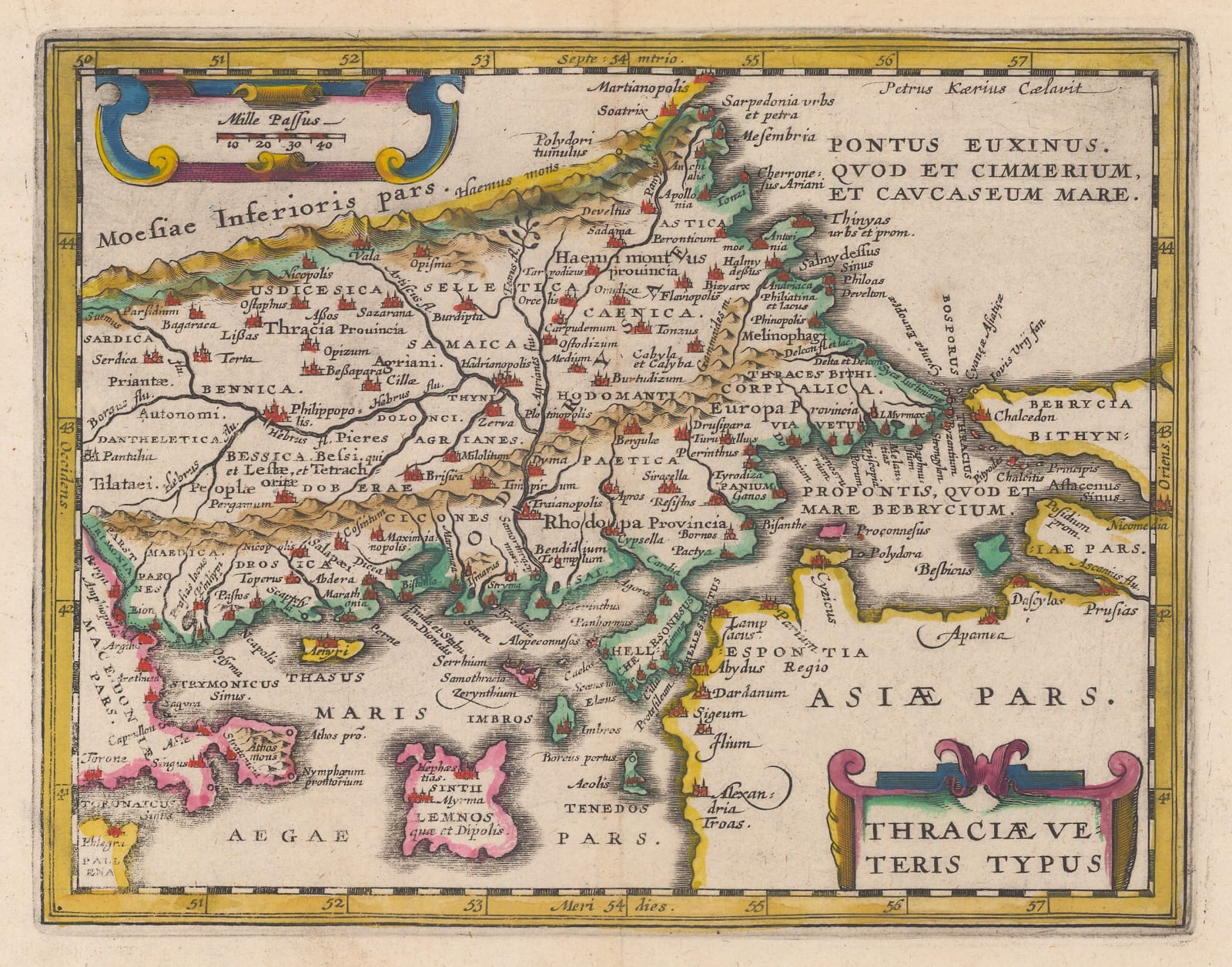 Jan Jansson, Ancient Thrace, 1661