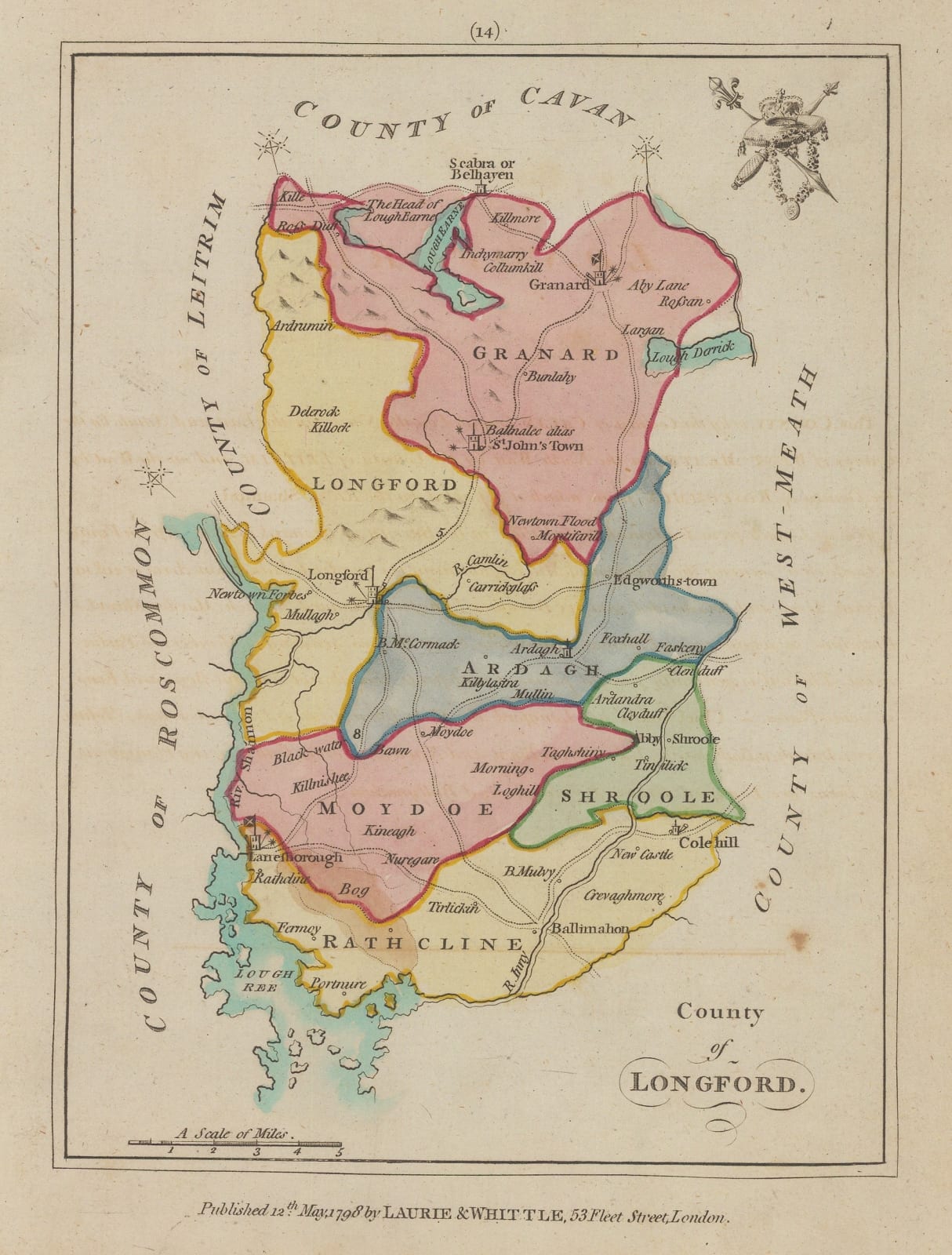 Laurie & Whittle, County of Longford, 1798