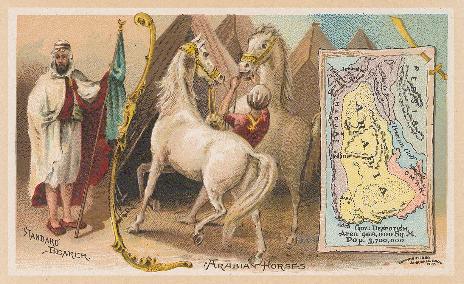 Arbuckle Brothers Company, Arabia, 1889