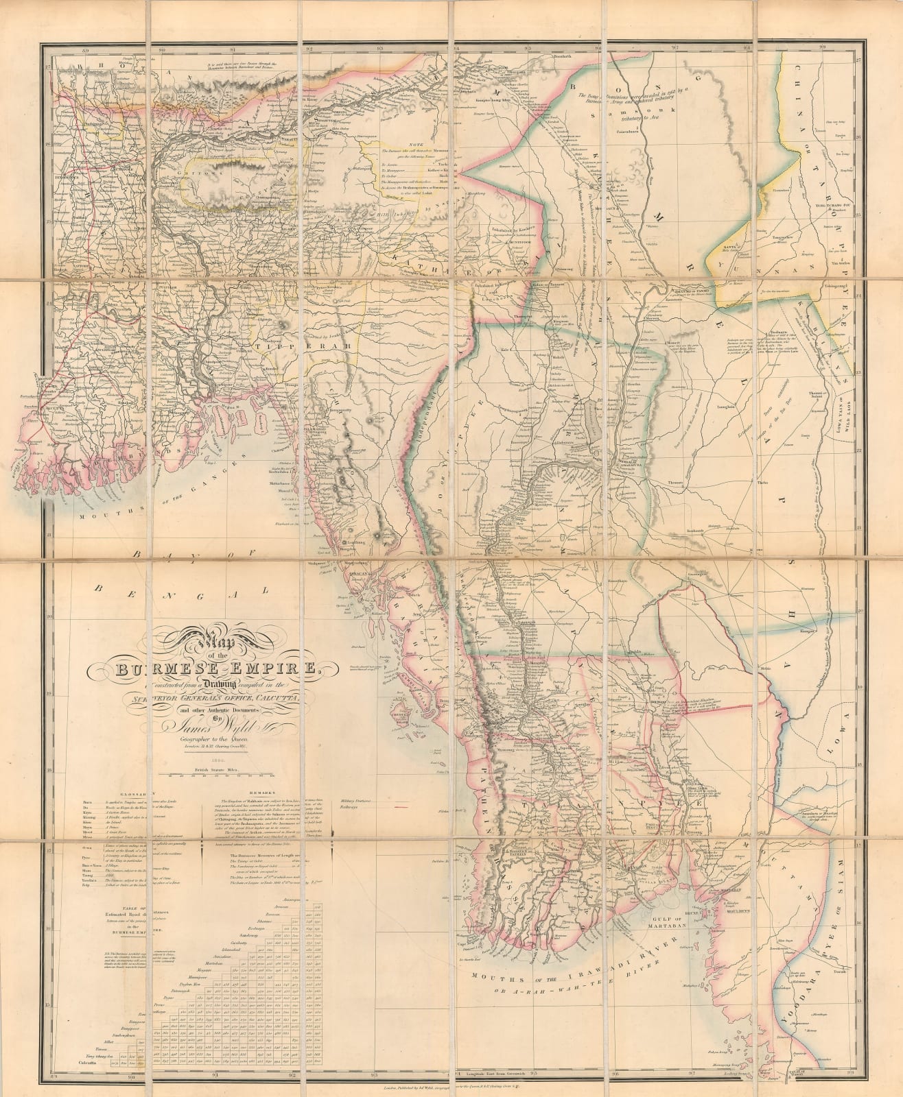 James Wyld, Myanmar (Burma) after the Third Anglo-Burmese war, 1886