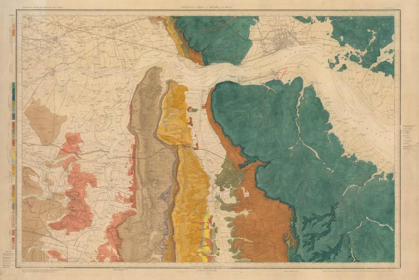 Ordnance Survey, Geological Survey of the River Humber, 1891