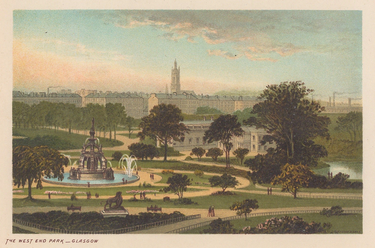 Thomas Nelson, Scotland - Glasgow, Kelvingrove Park, 1891