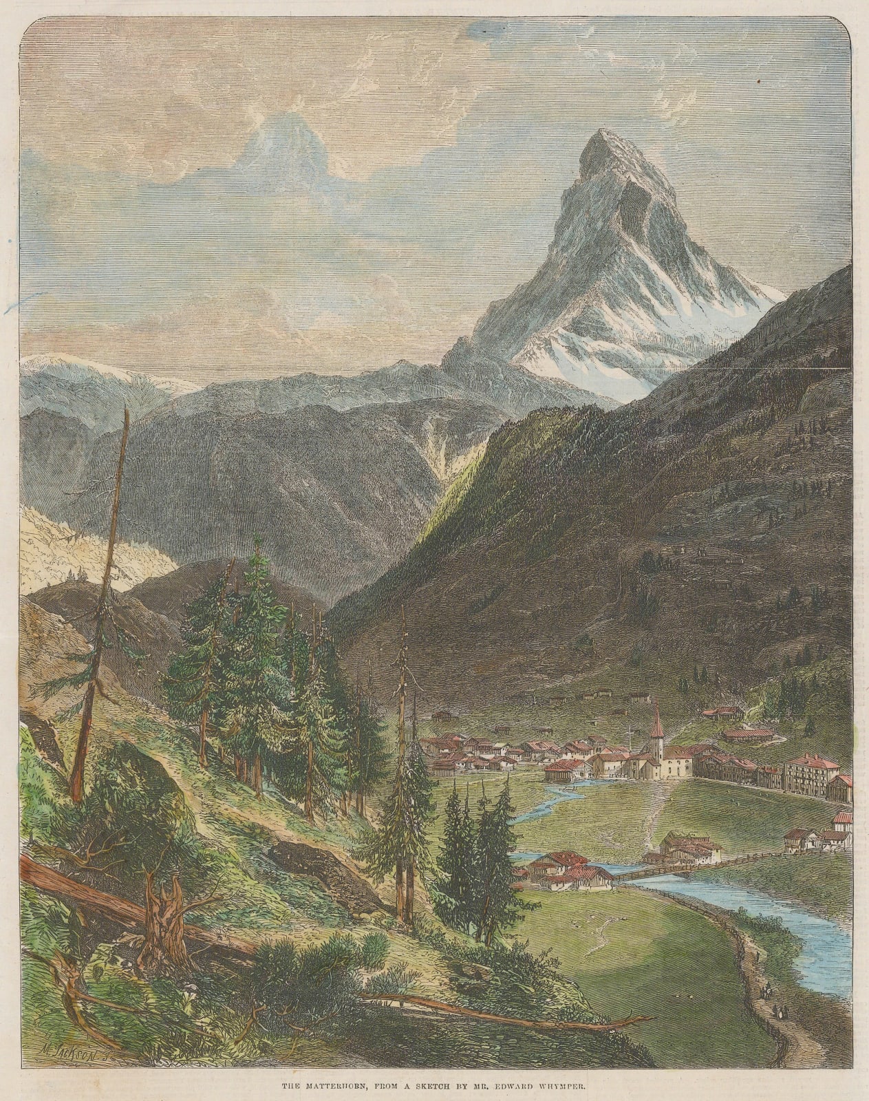 Illustrated London News (ILN), Switzerland - Matterhorn, 1865