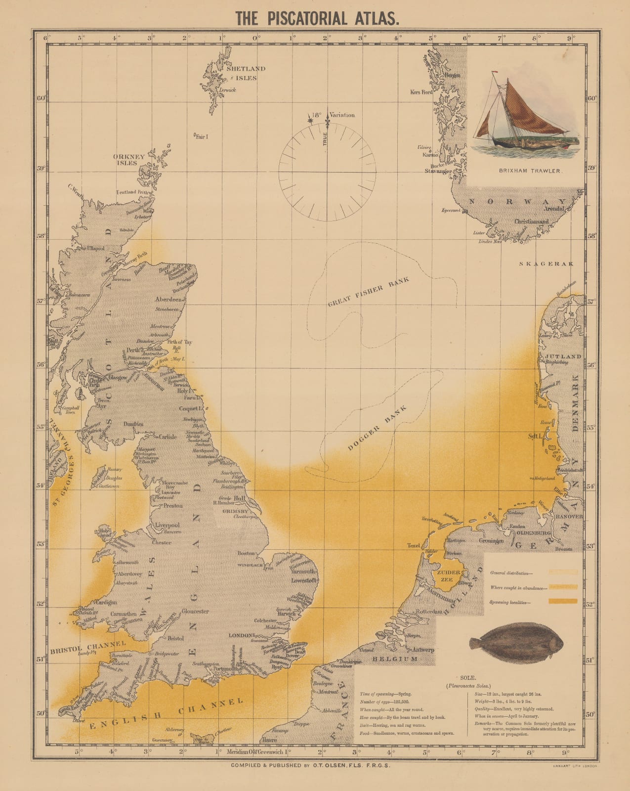 Ole Theodor Olsen, Sole Fishing in the North Sea, 1883