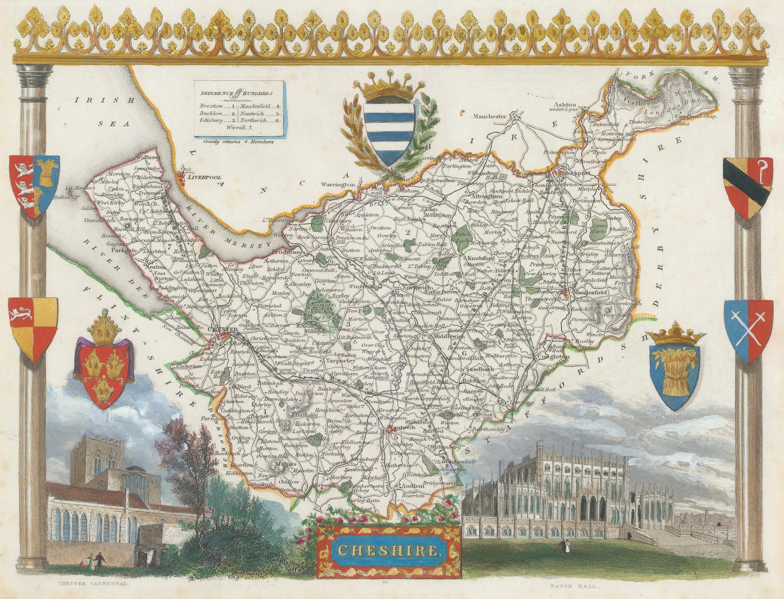 Thomas Moule, Cheshire, 1840 c.