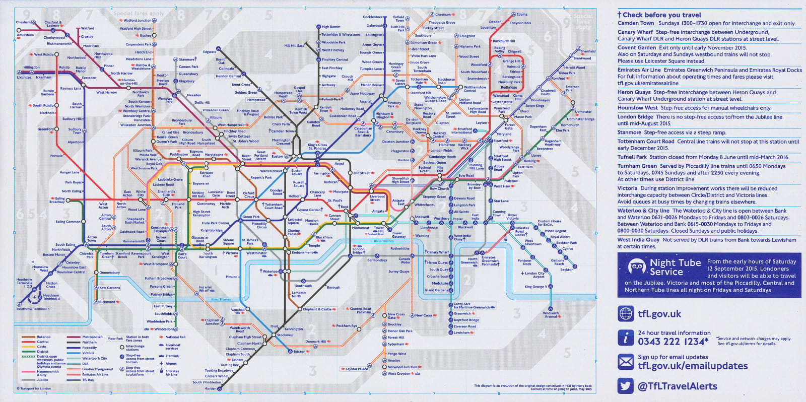 London Underground, 2015