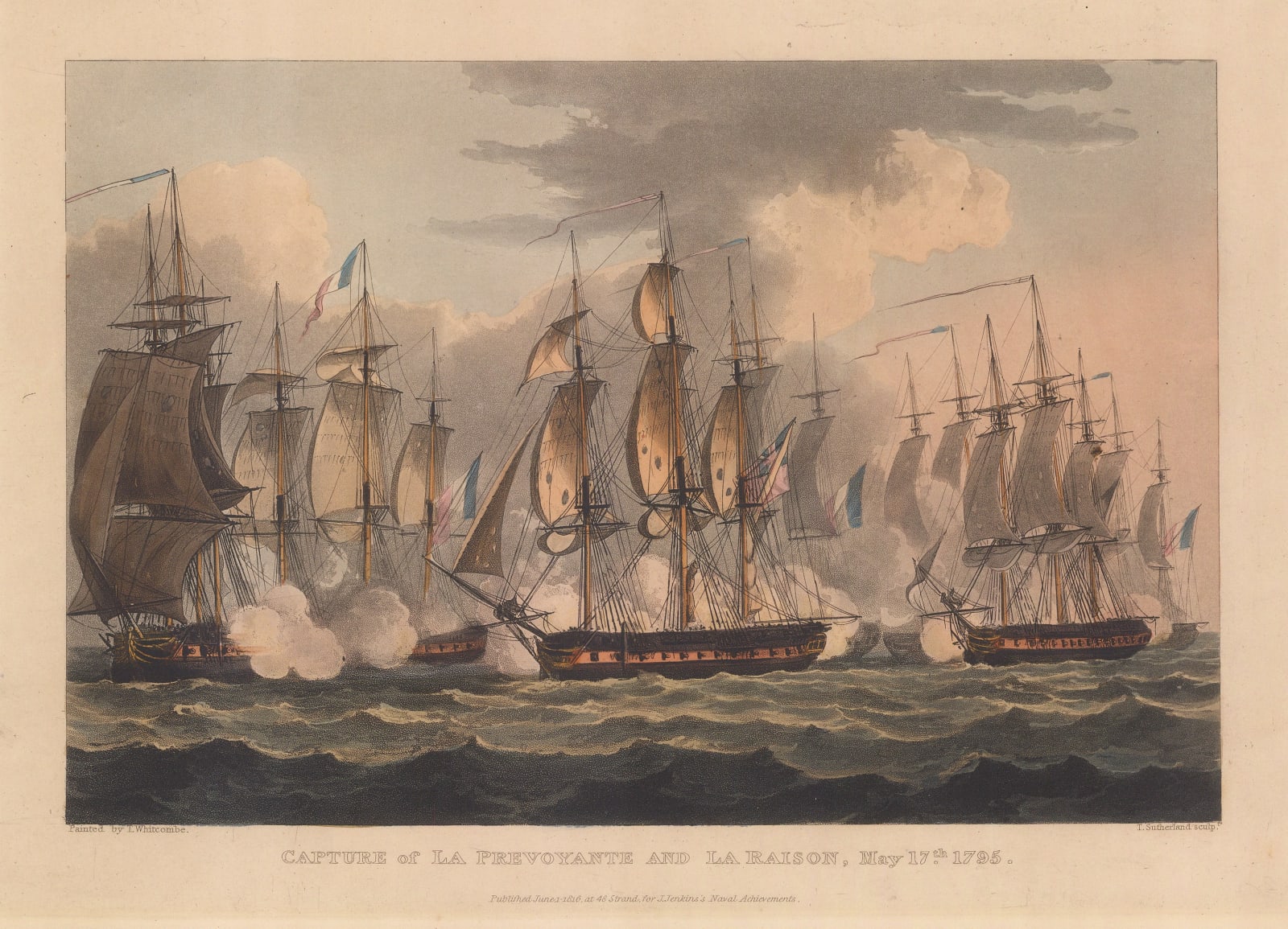 James Jenkins, Capture of La Prevoyante and La Raison, 1817