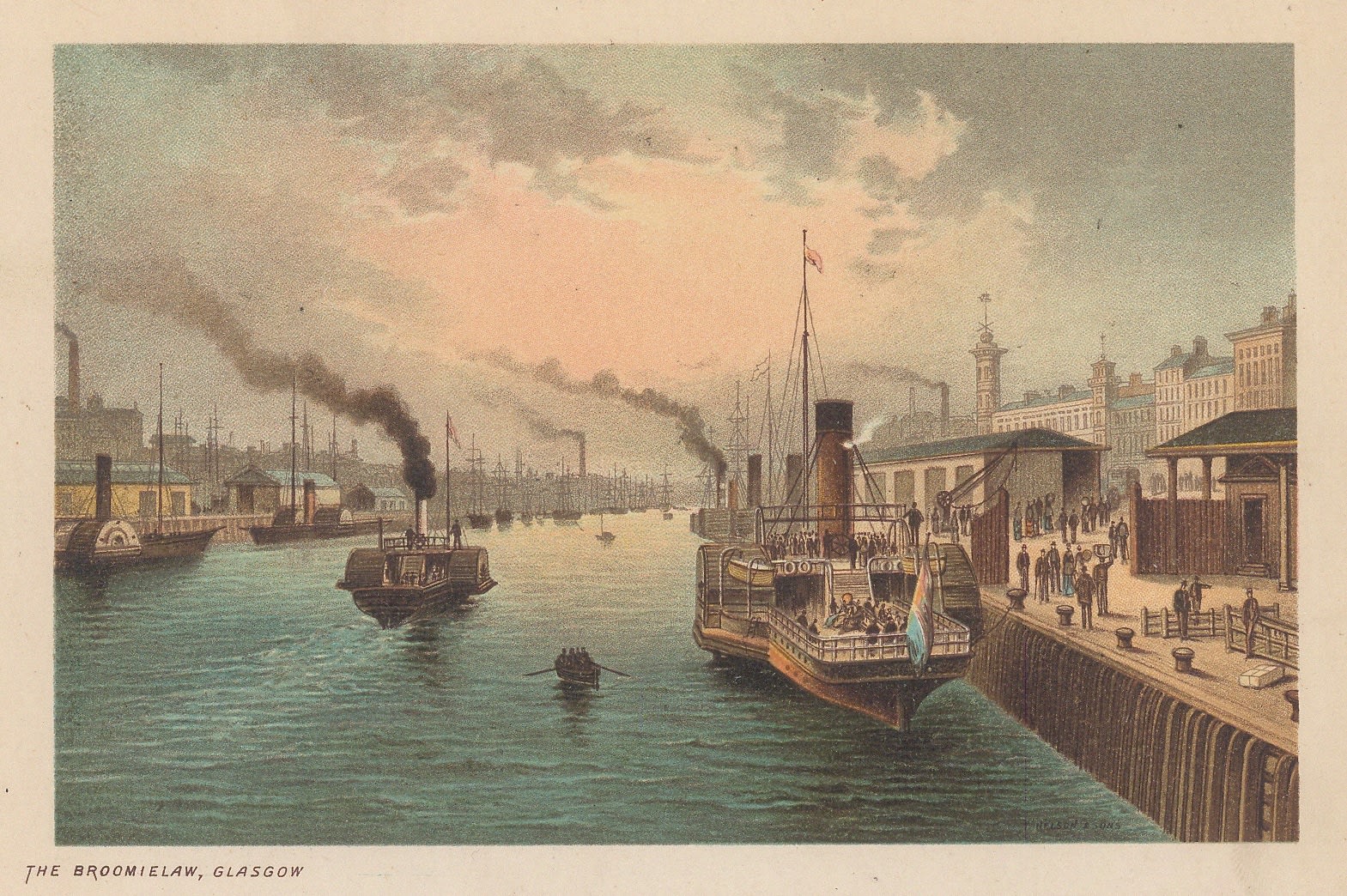 Thomas Nelson, Scotland - Glasgow, River Clyde, 1891