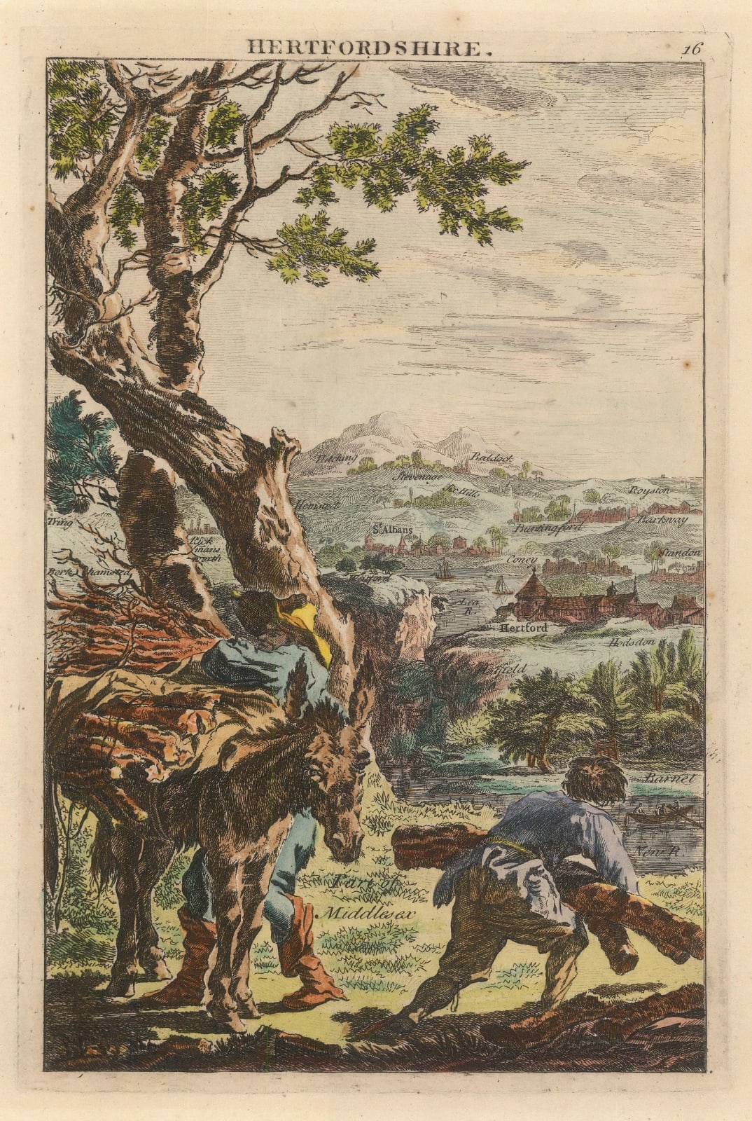 George Bickham, Hertfordshire, 1796