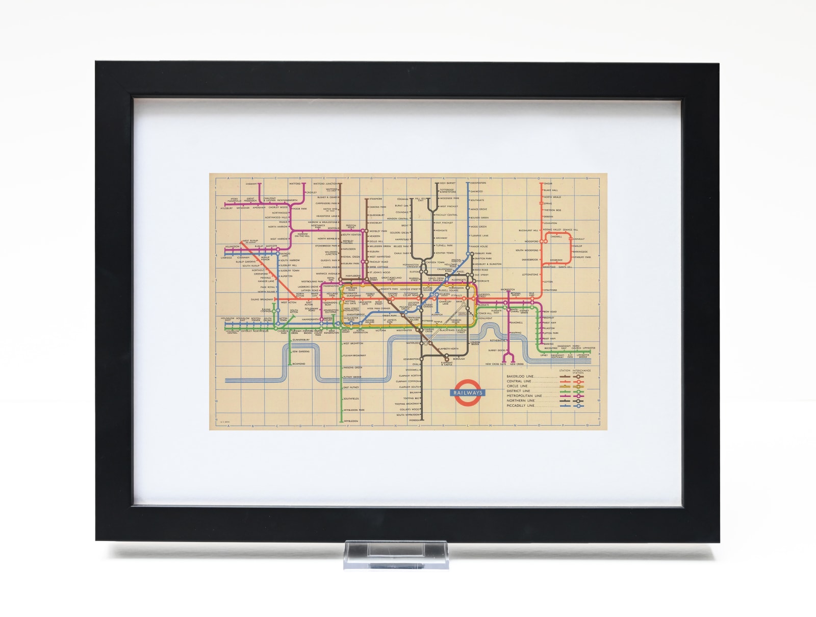 Harry Beck, London Underground Map, 1956
