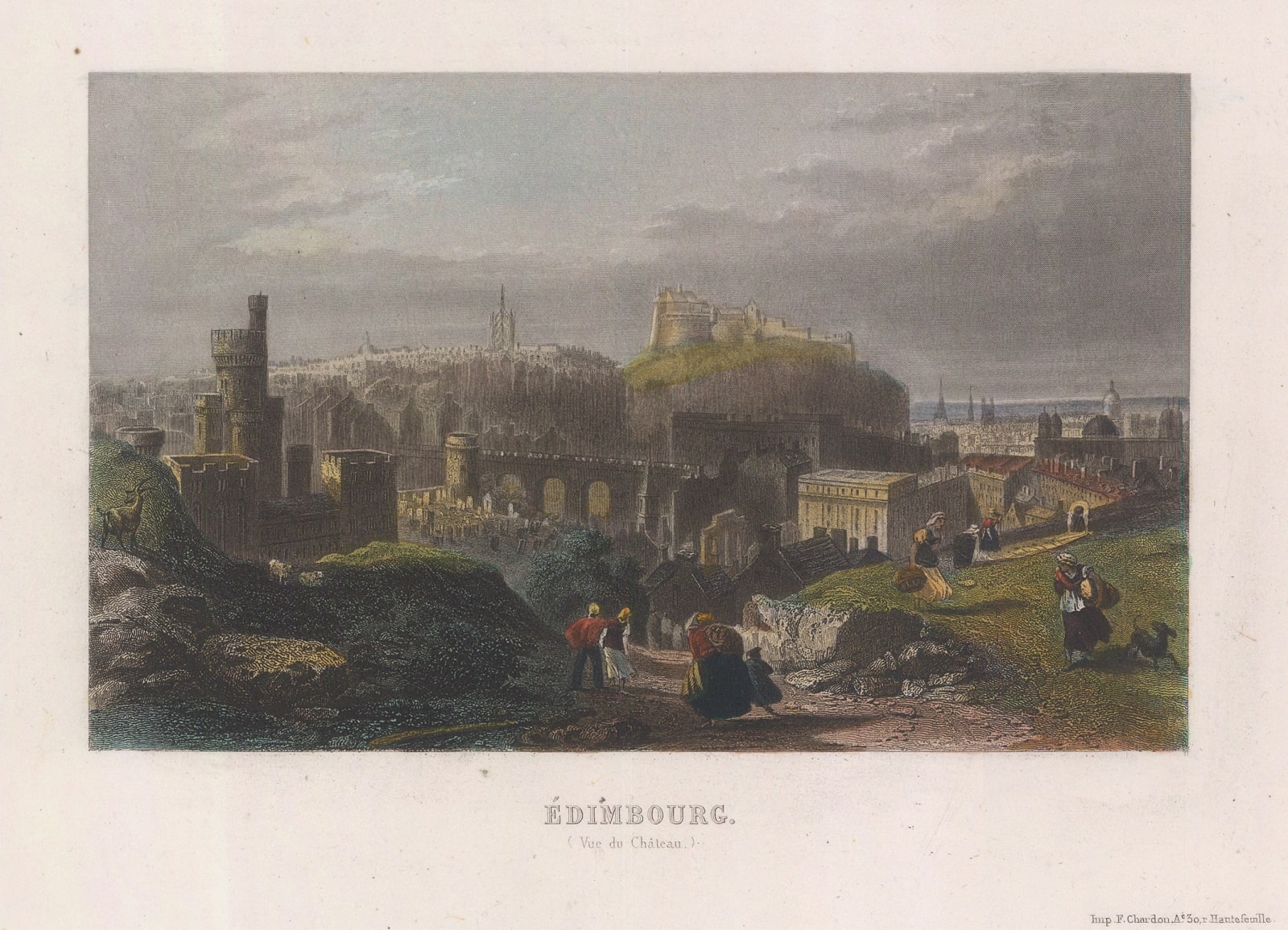 Conrad Malte-Brun, Scotland - Edinburgh, 1855
