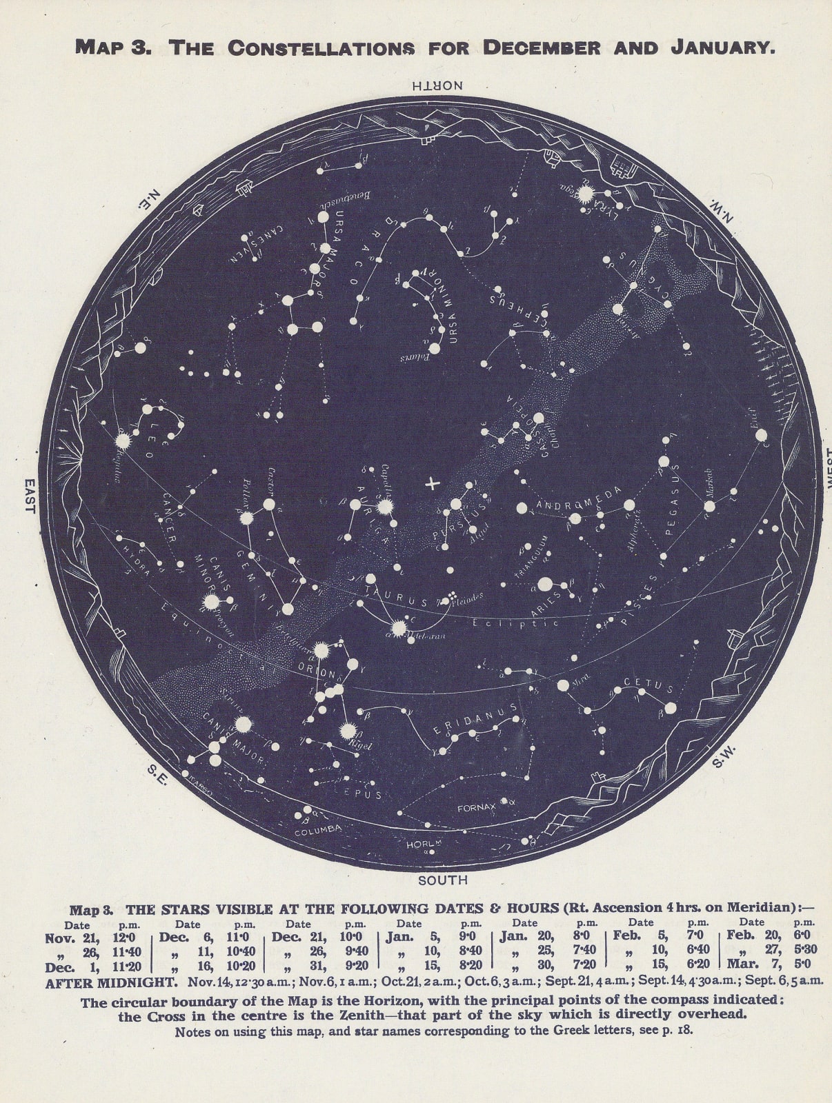 Richard Anthony Proctor, Map 3. December and January, 1955 c