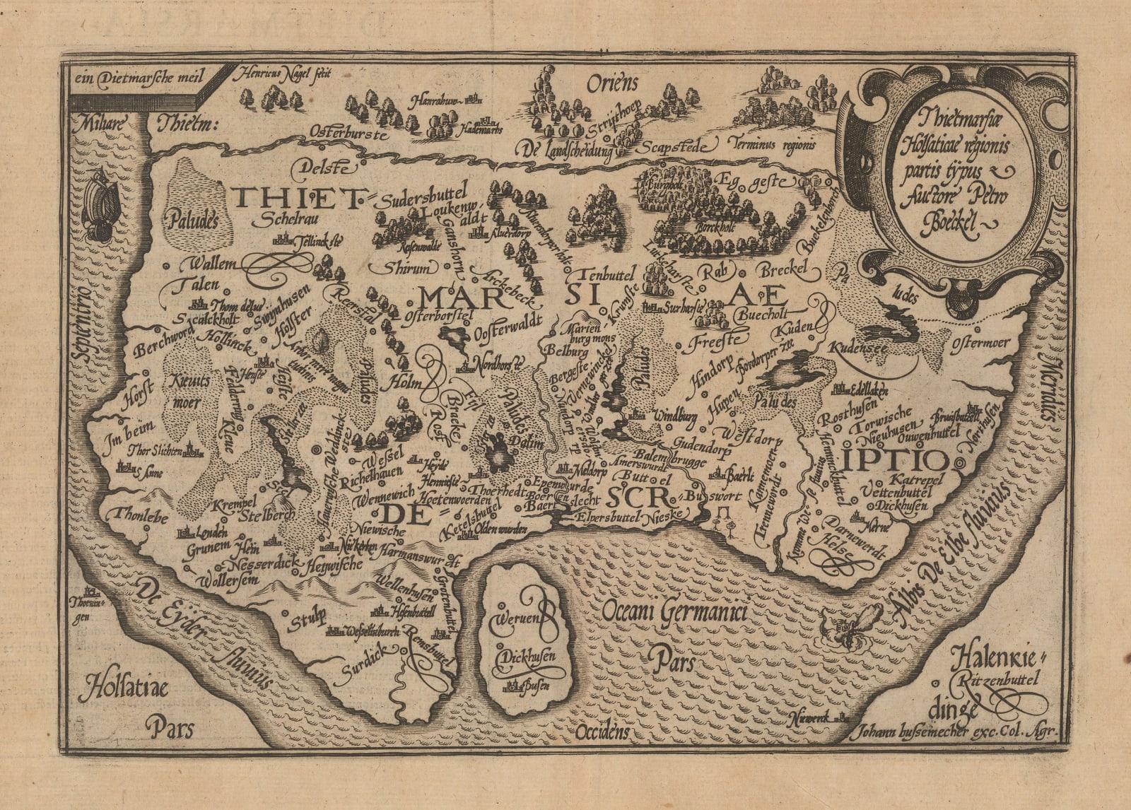 Matthias Quad, Ditmarschen, 1609