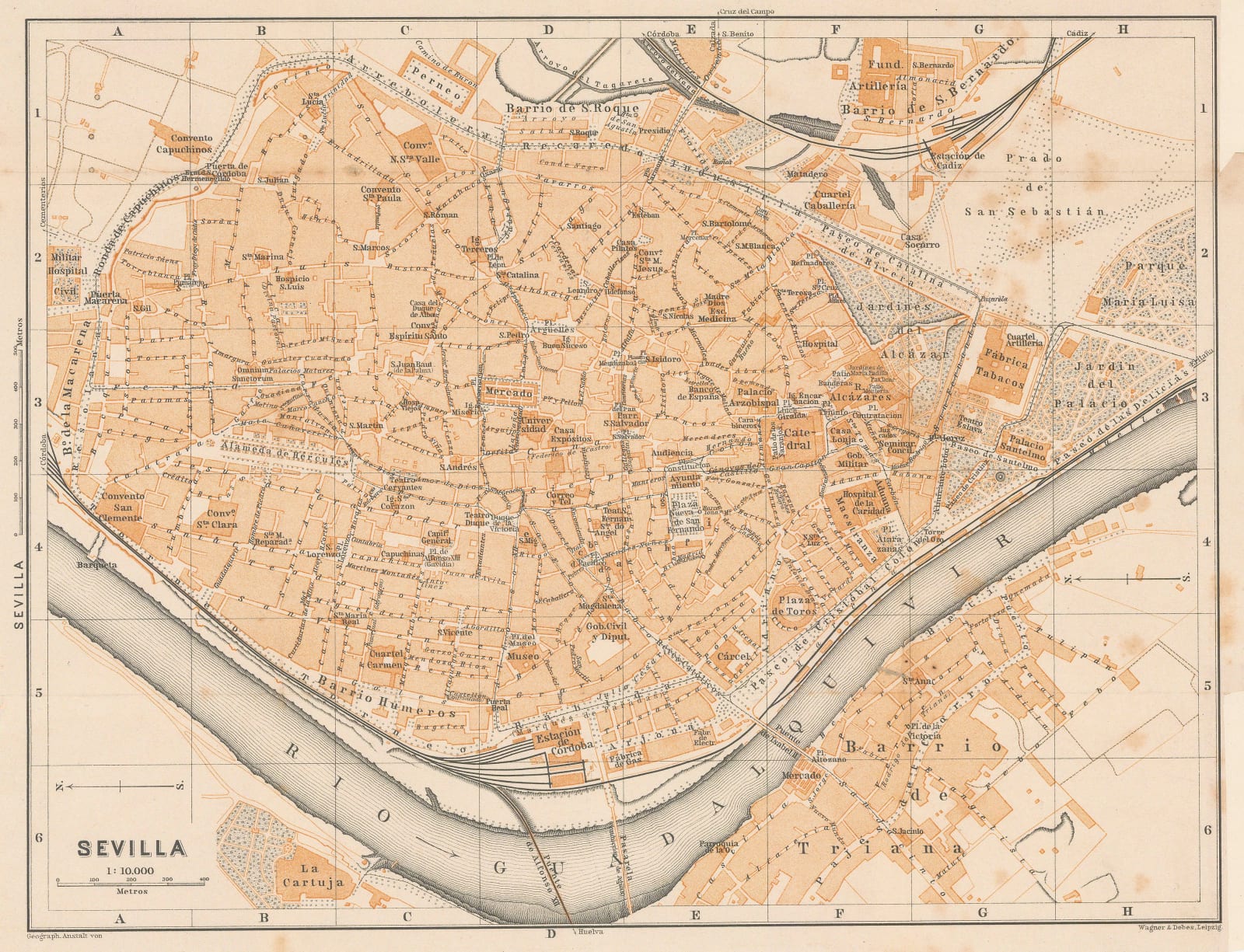 Karl Baedeker, Seville, 1911