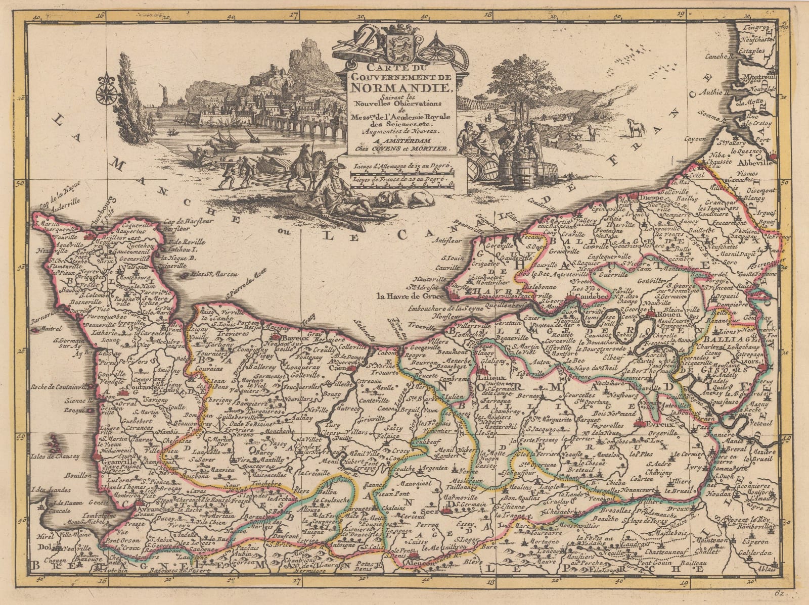 Covens (Jean) & Mortier (Cornelius), Normandy, 1730 c.