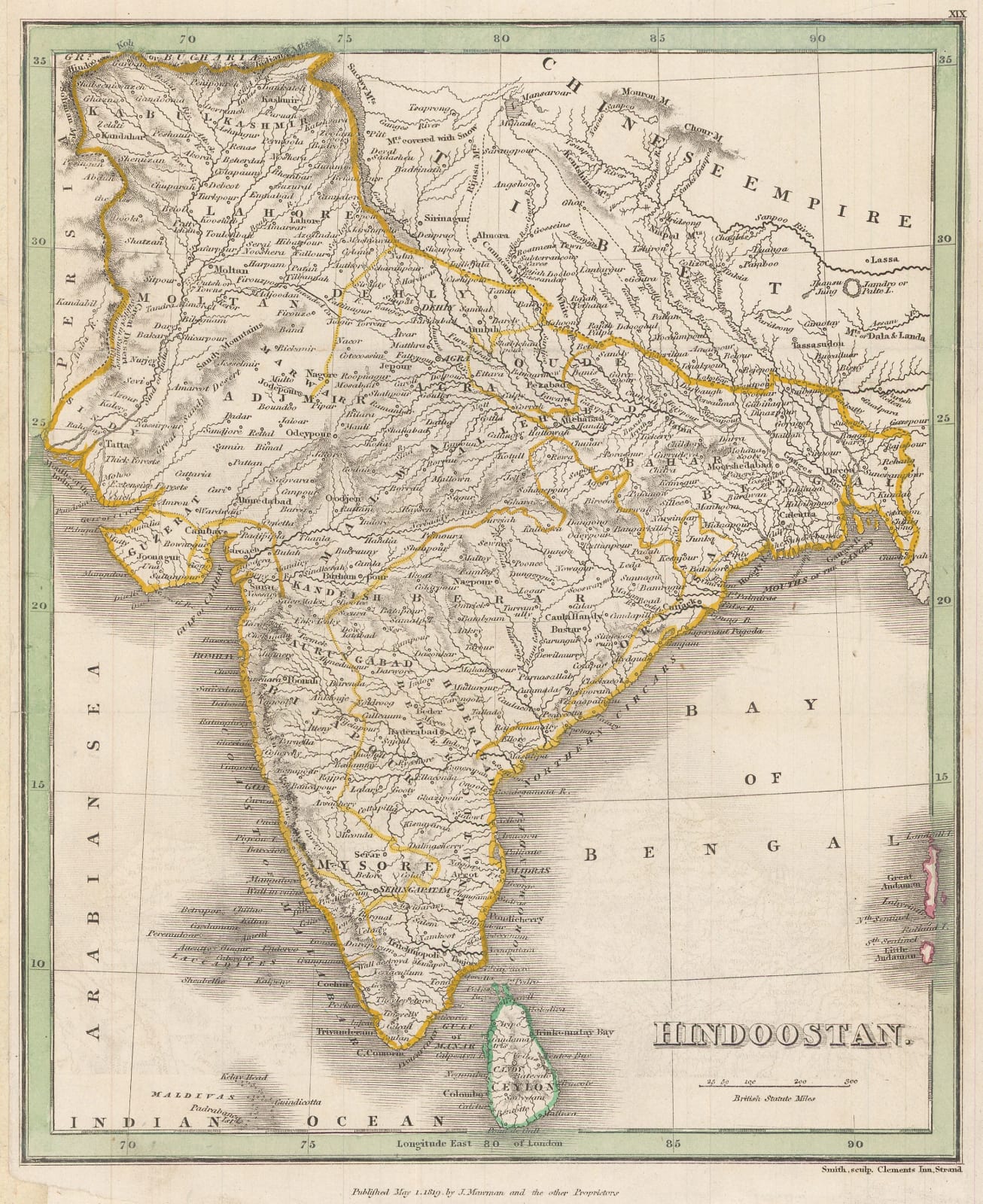 Samuel Walker, India, 1820 c