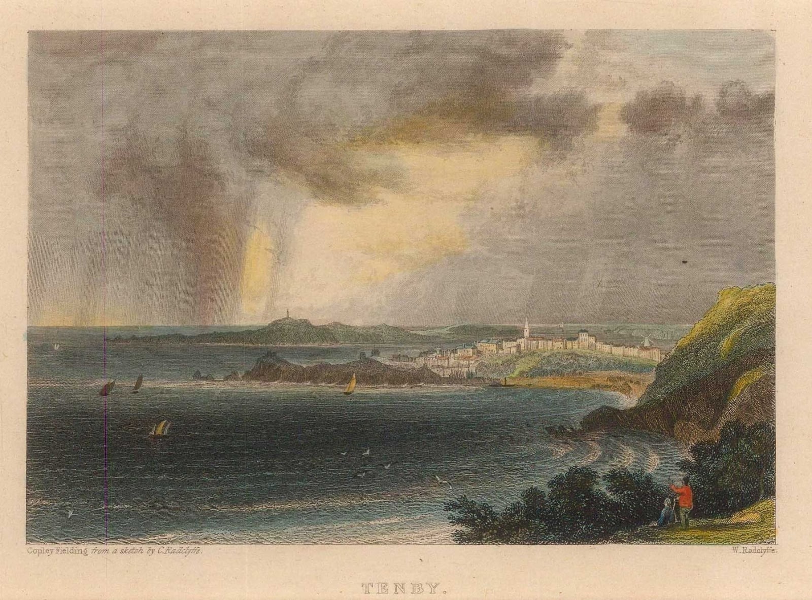 William Roscoe, Wales - Tenby, 1836
